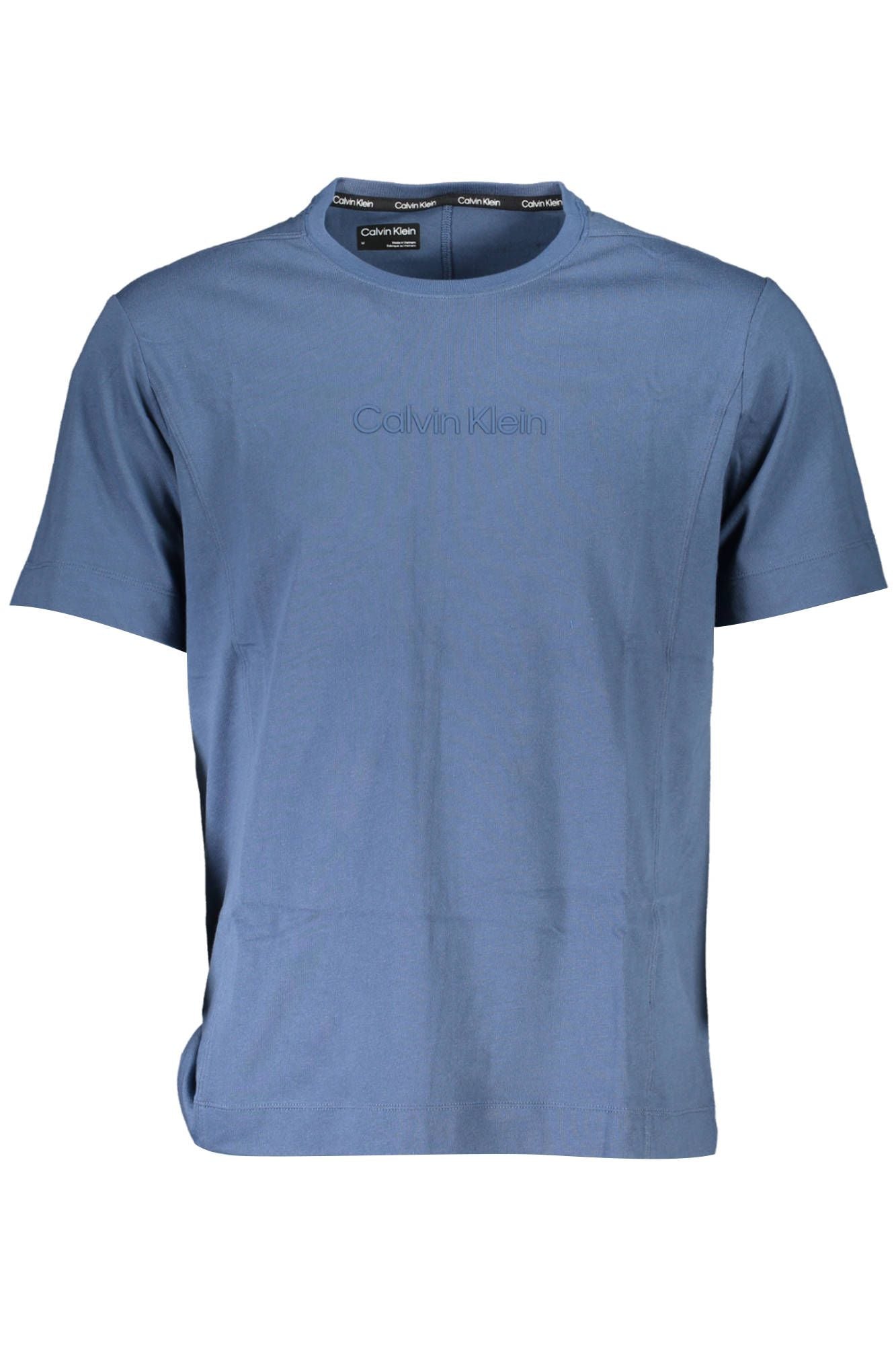 Calvin Klein Blue Cotton Men T-Shirt