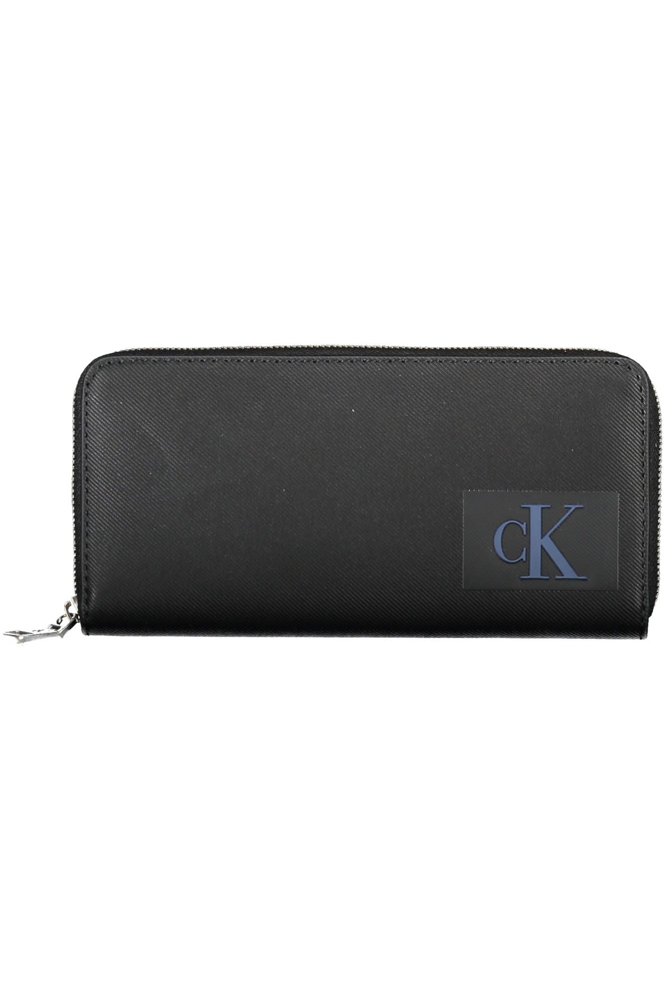 Calvin Klein Black Polyurethane Women Wallet