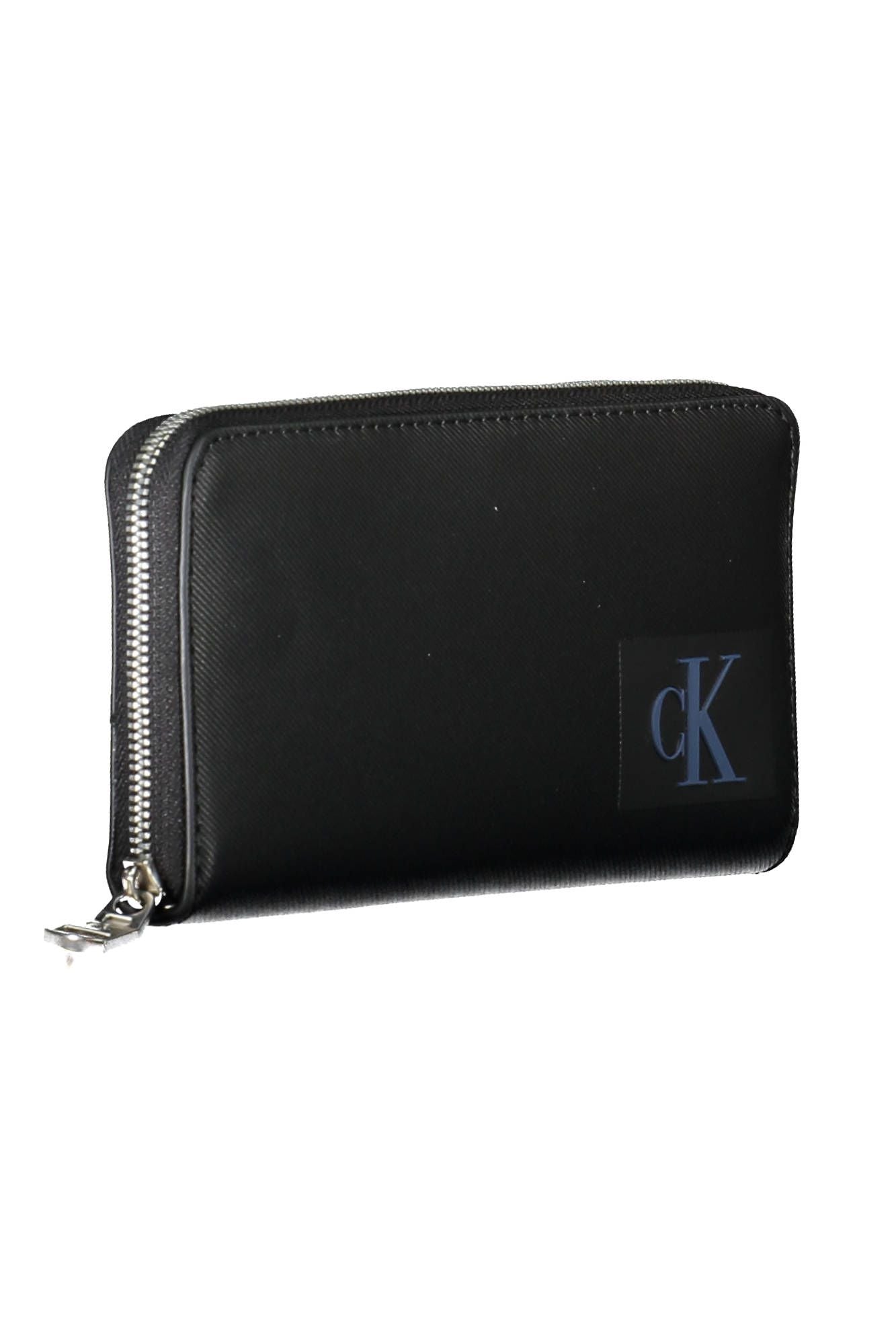 Calvin Klein Black Polyurethane Women Wallet