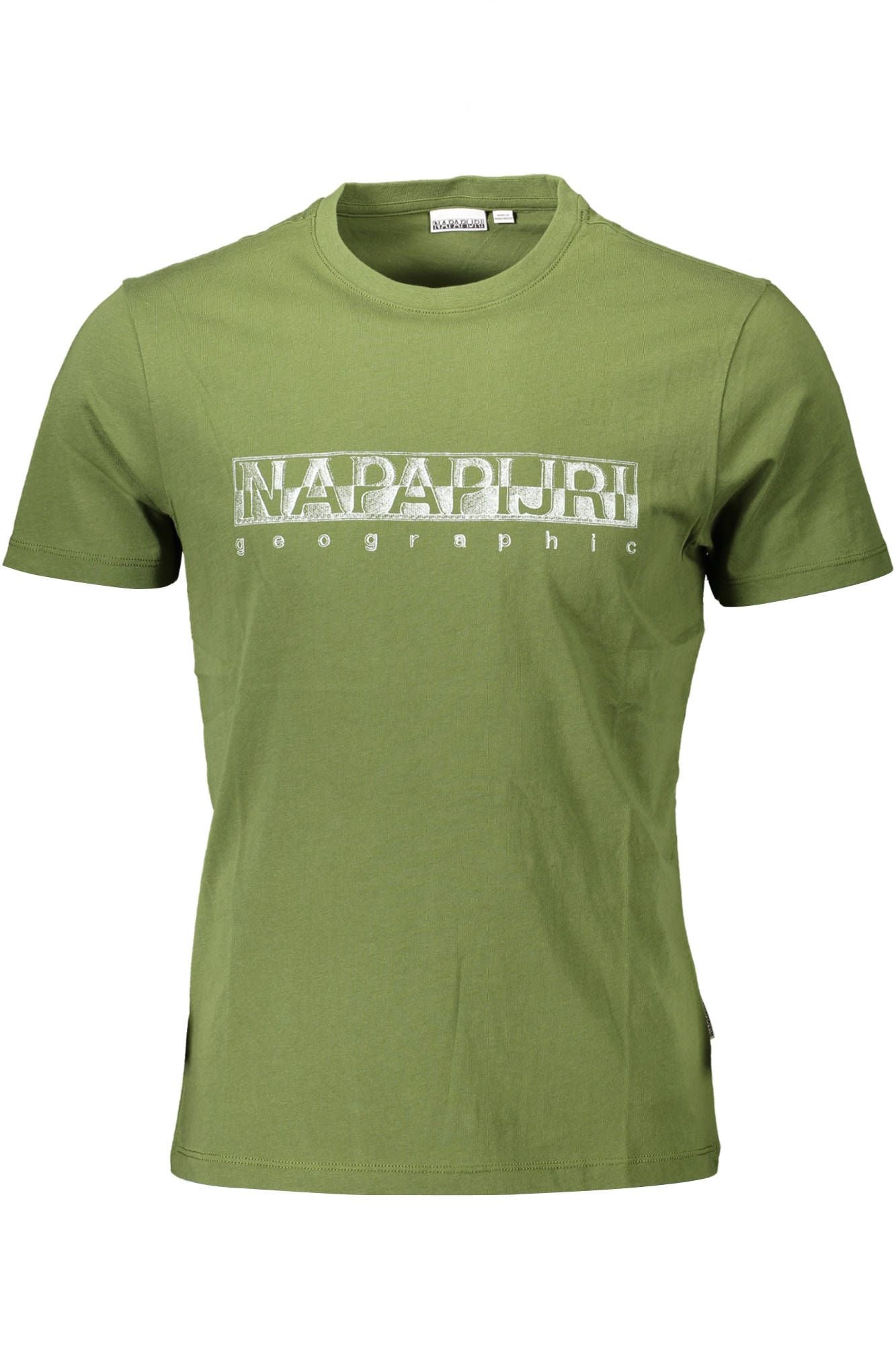 Napapijri Green Cotton Men T-Shirt