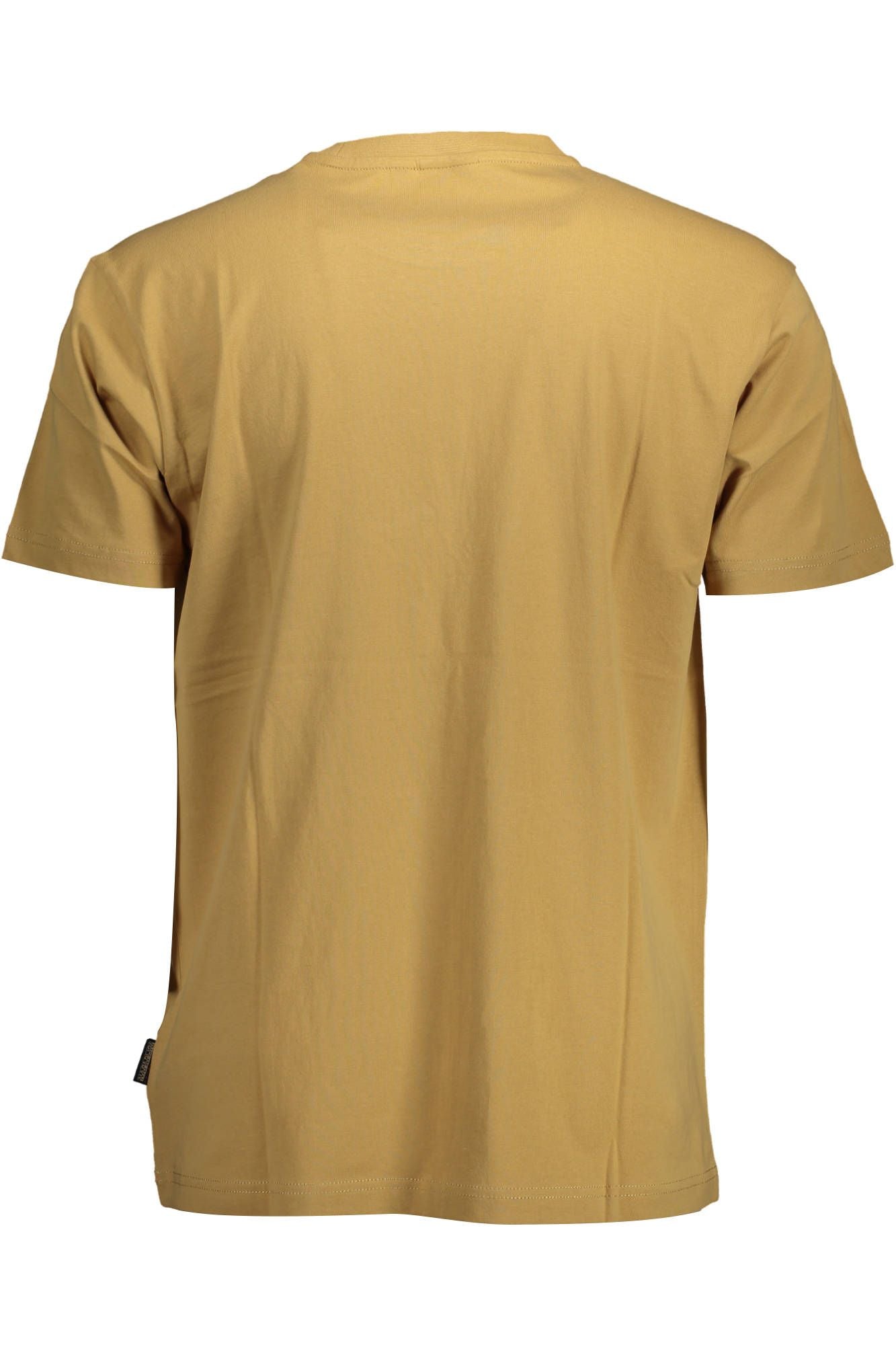 Napapijri Beige Cotton Men T-Shirt