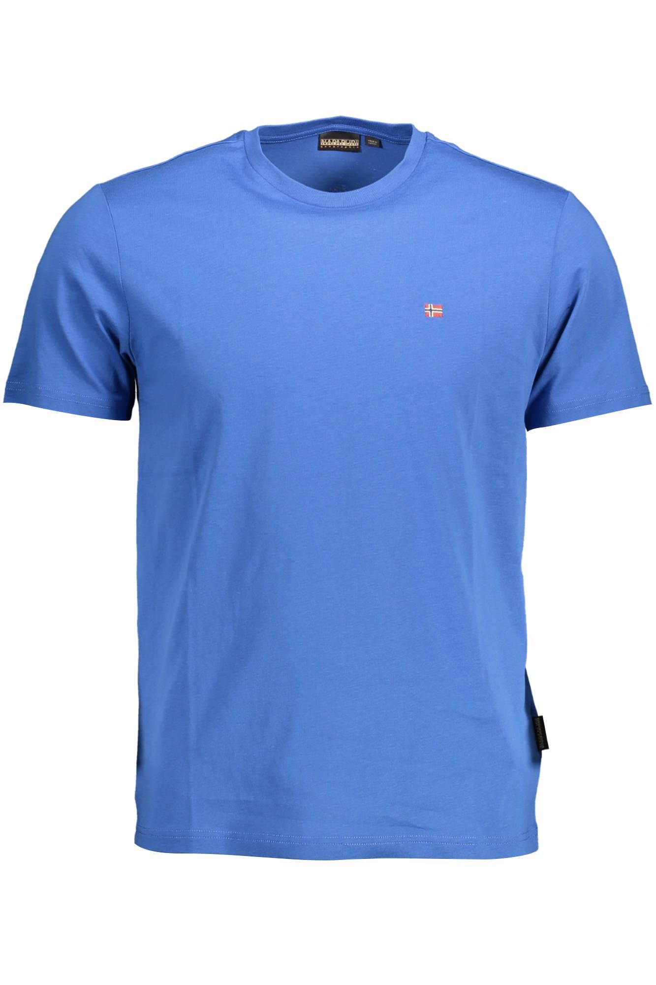 Napapijri Blue Cotton Men T-Shirt