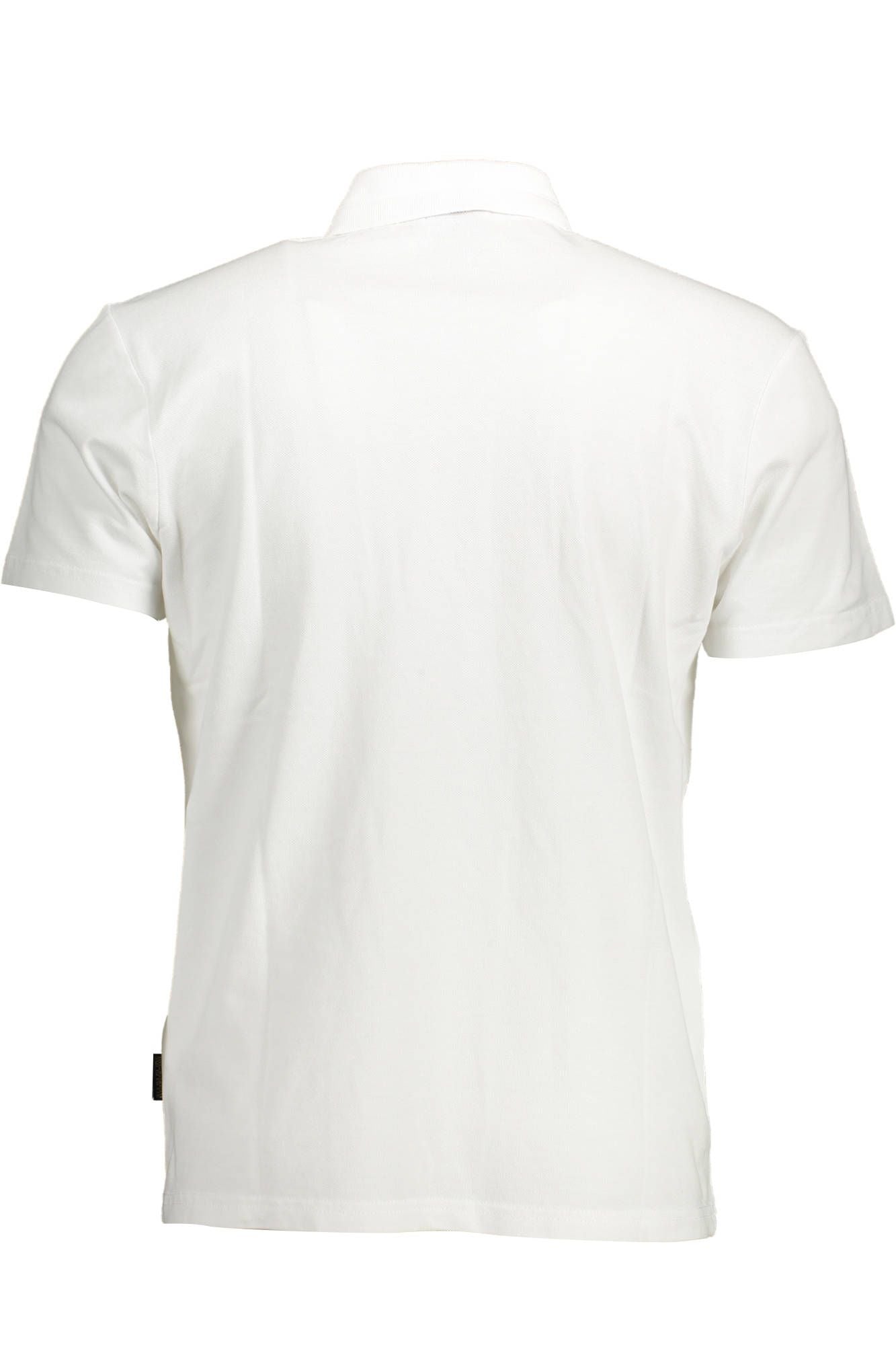 Napapijri White Cotton Men Polo Shirt