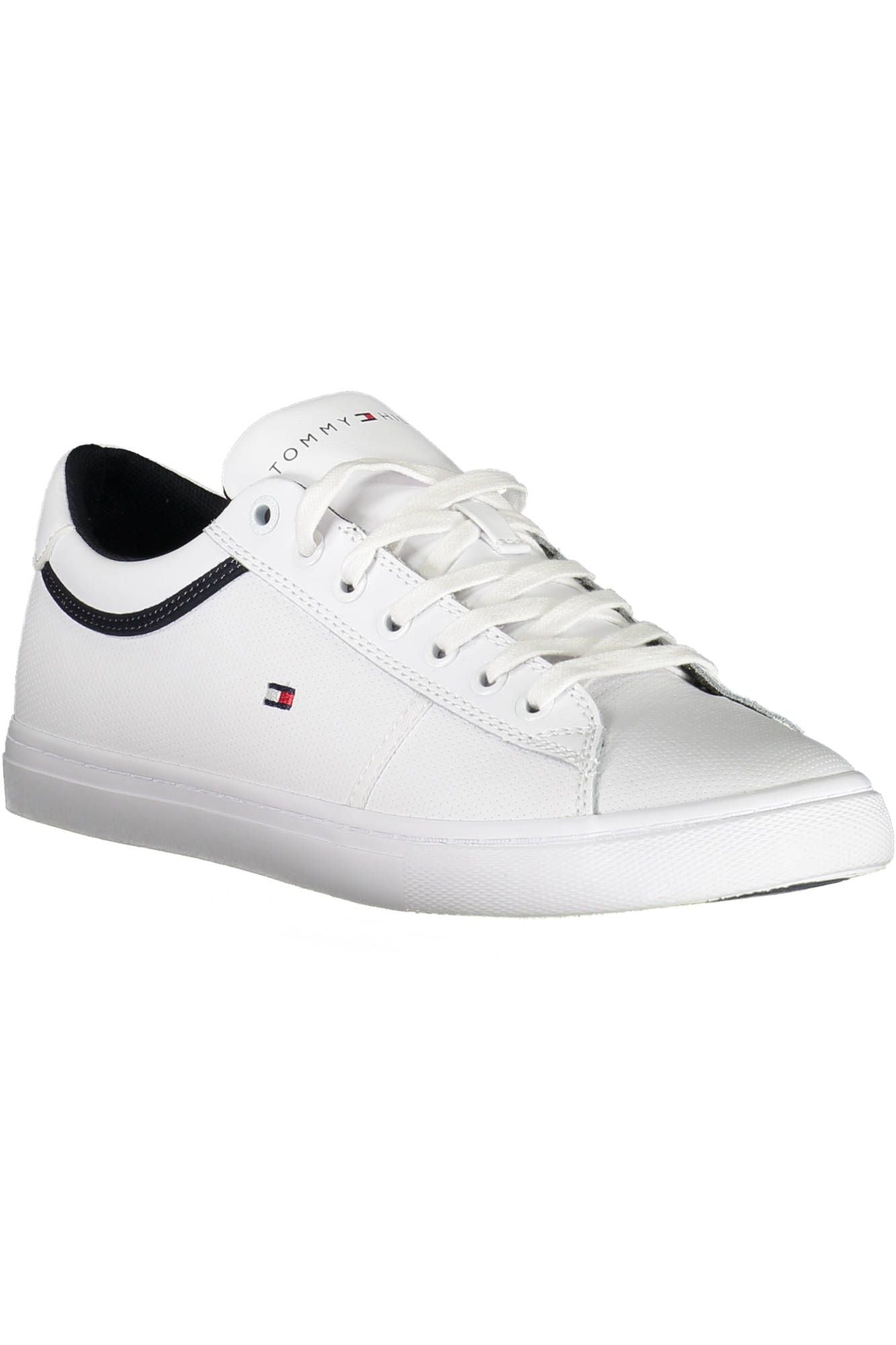 Tommy Hilfiger White Polyester Mens Sneaker