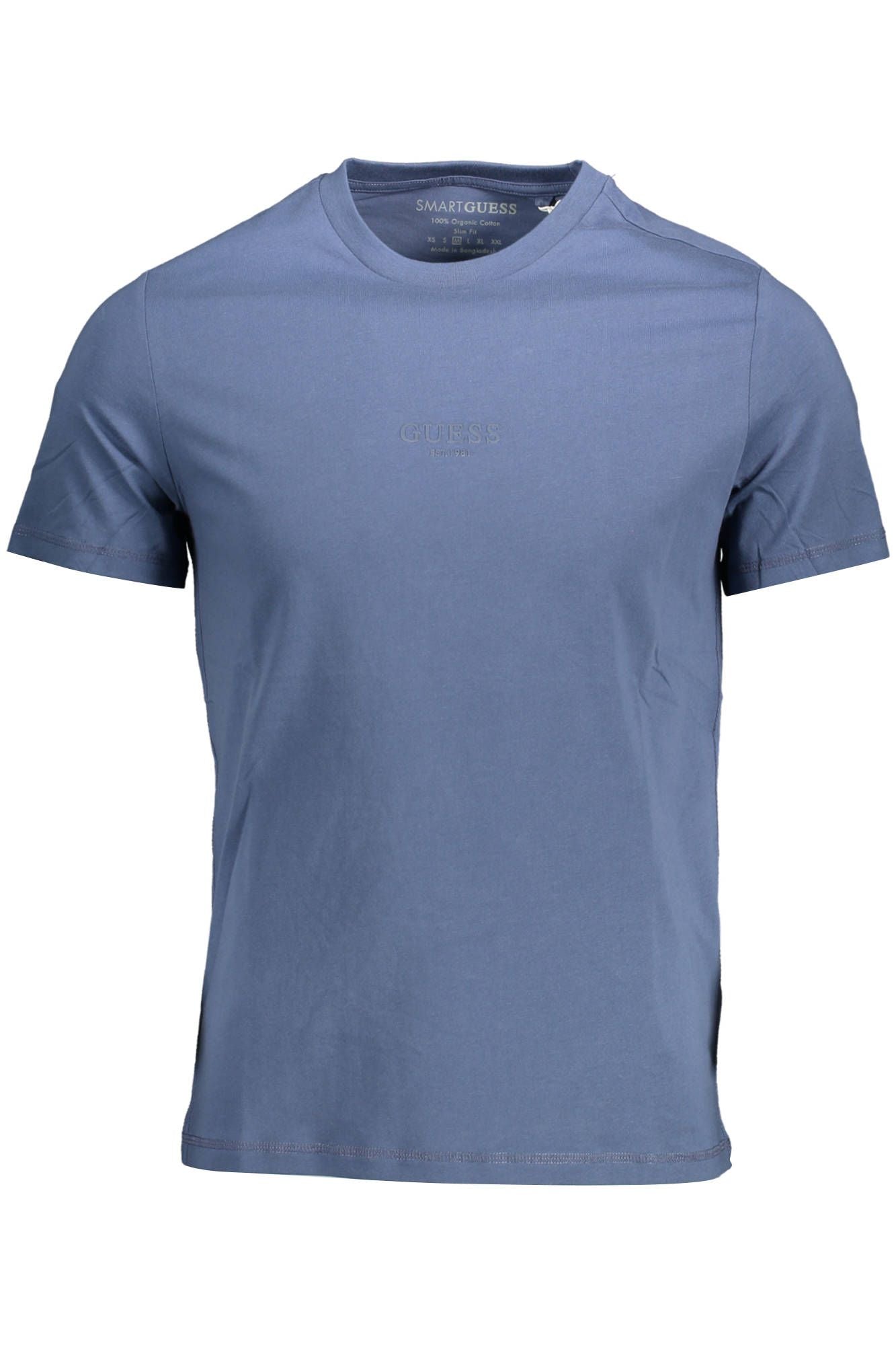 Guess Jeans Blue Cotton Men T-Shirt