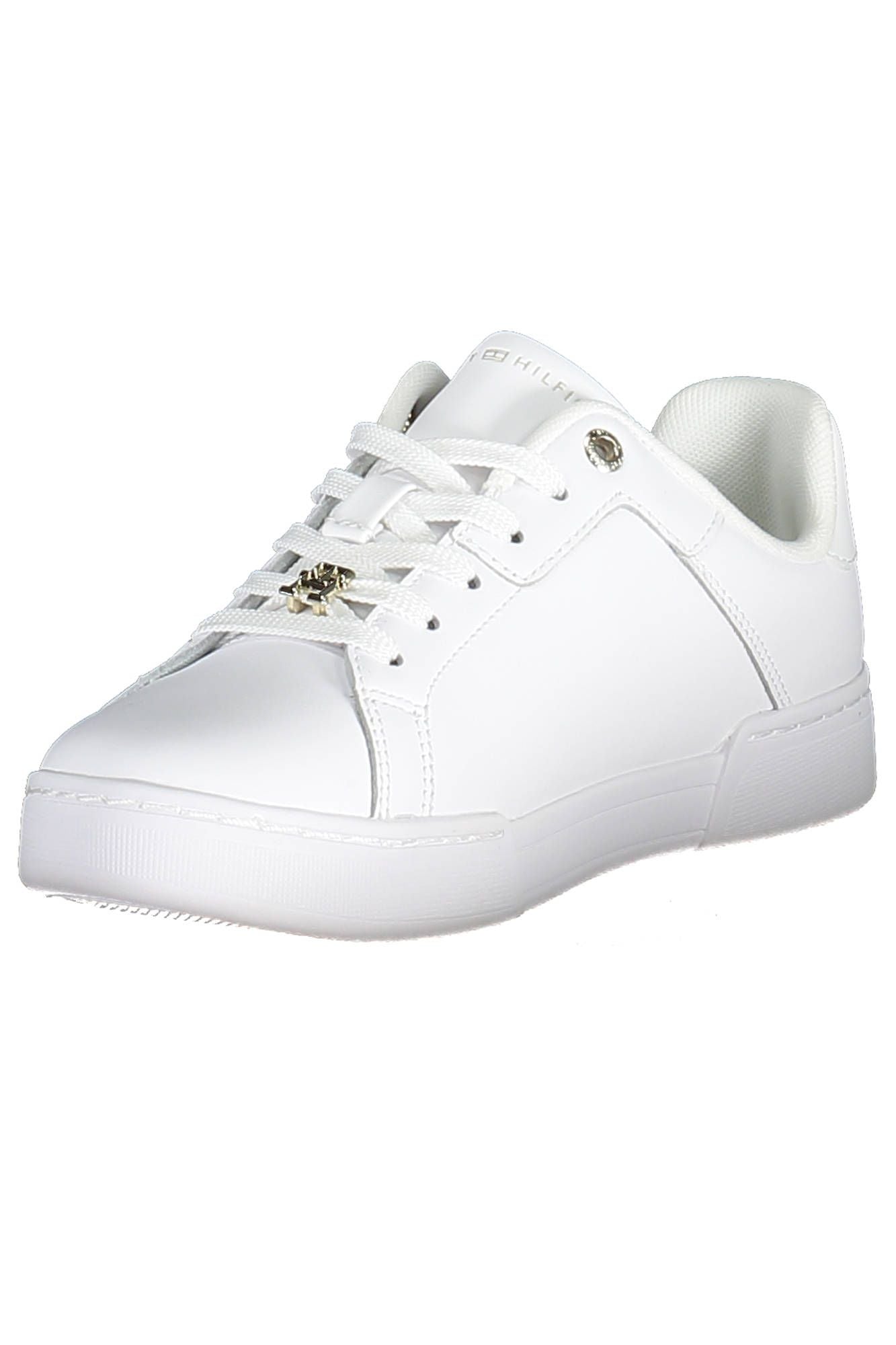 Tommy Hilfiger White Polyester Women Sneaker