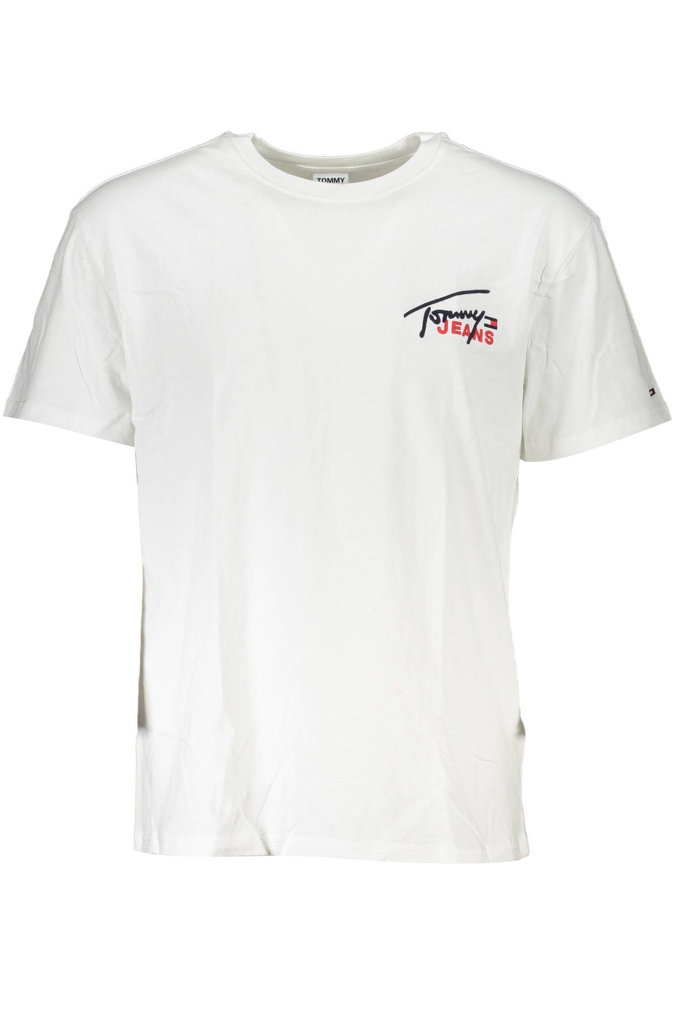 Tommy Hilfiger White Cotton Men T-Shirt