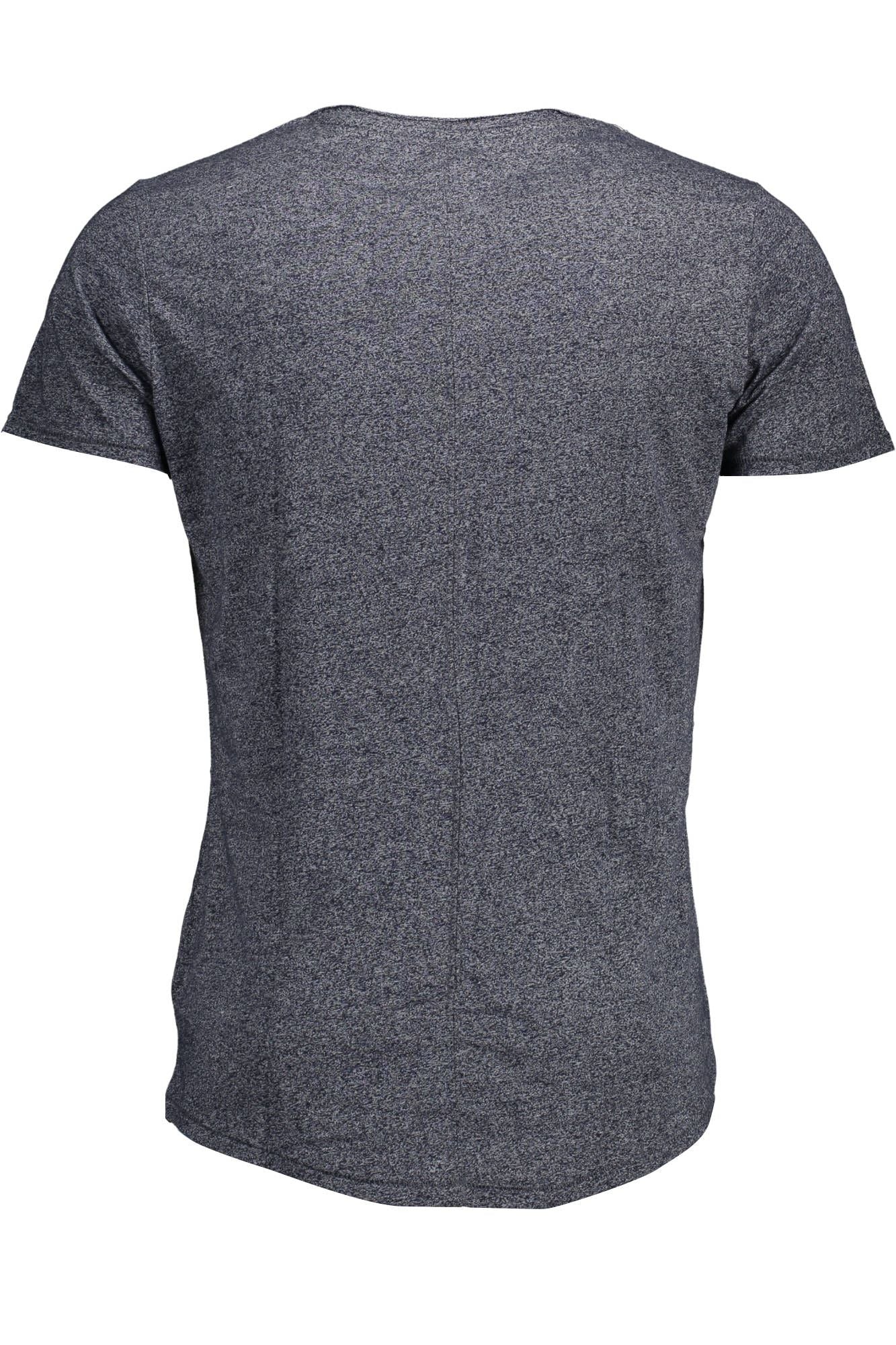 Tommy Hilfiger Blue Cotton Men T-Shirt