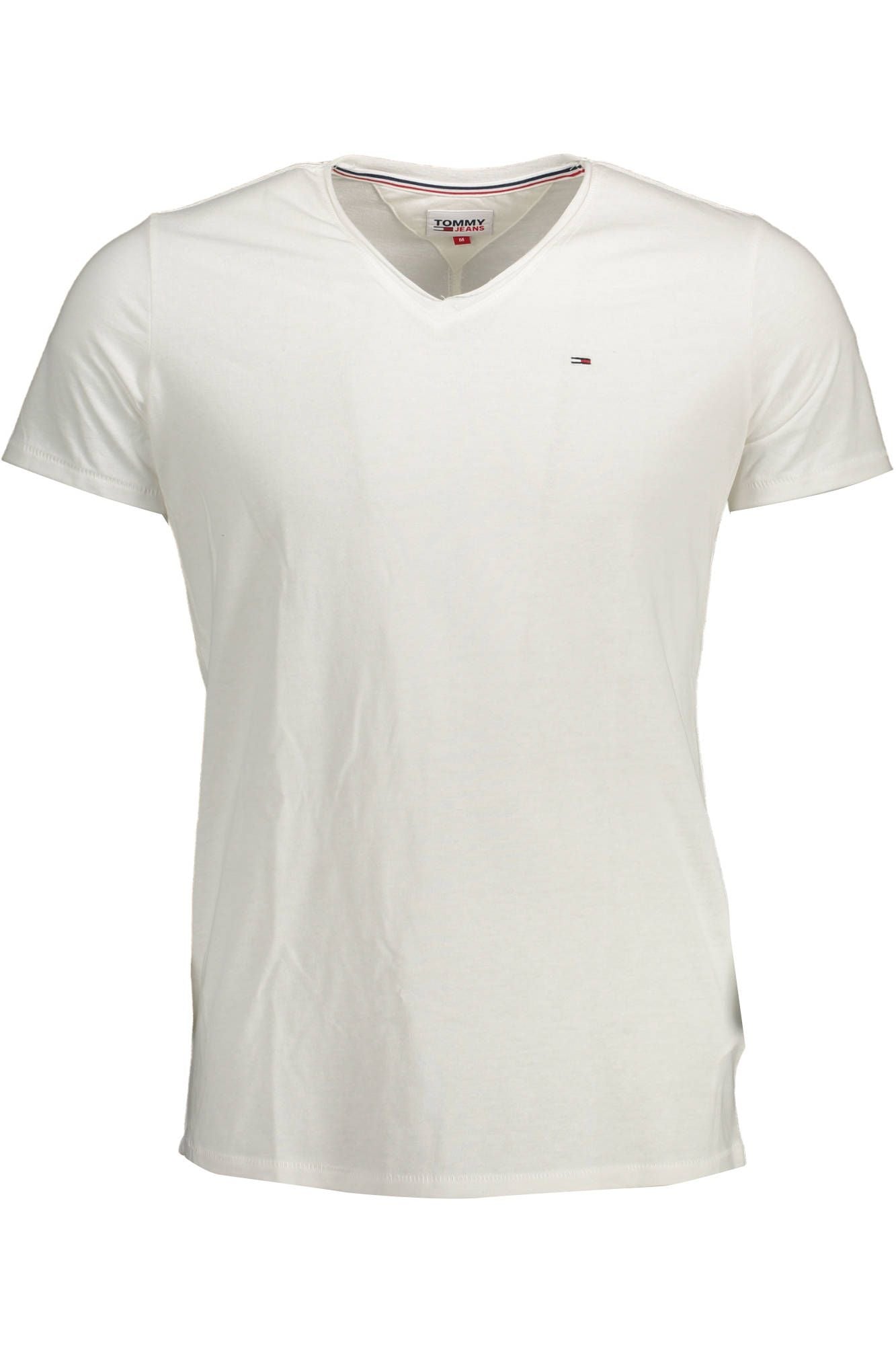 Tommy Hilfiger White Cotton Men T-Shirt