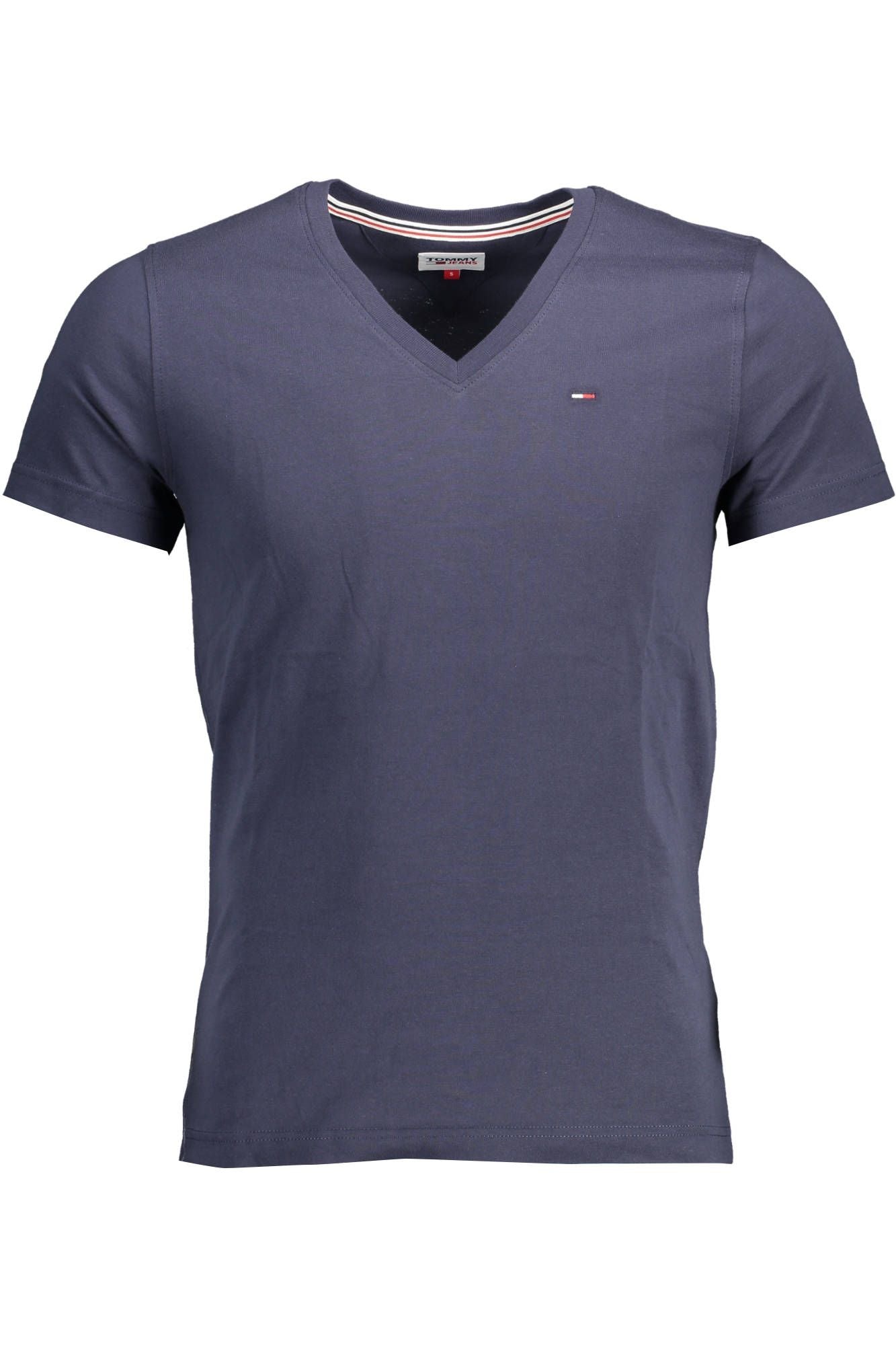 Tommy Hilfiger Blue Cotton Men T-Shirt