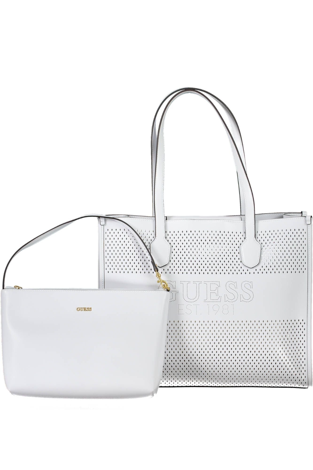 Guess Jeans White Polyurethane Women Handbag