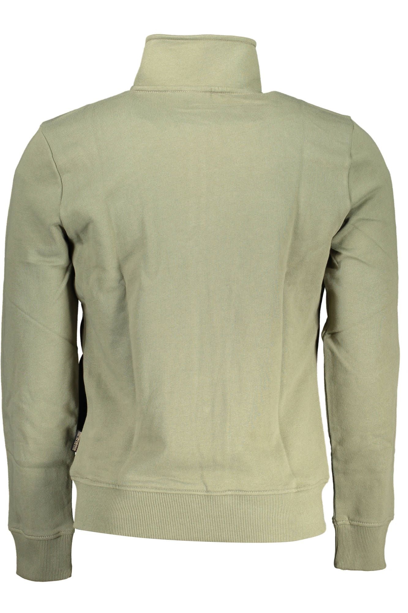 Napapijri Green Cotton Men Sweater