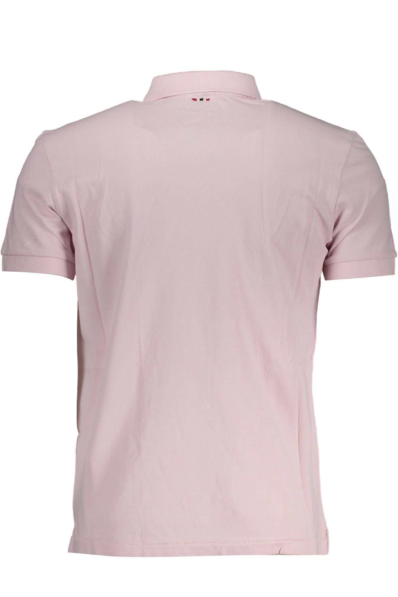 Napapijri Pink Cotton Men Polo Shirt