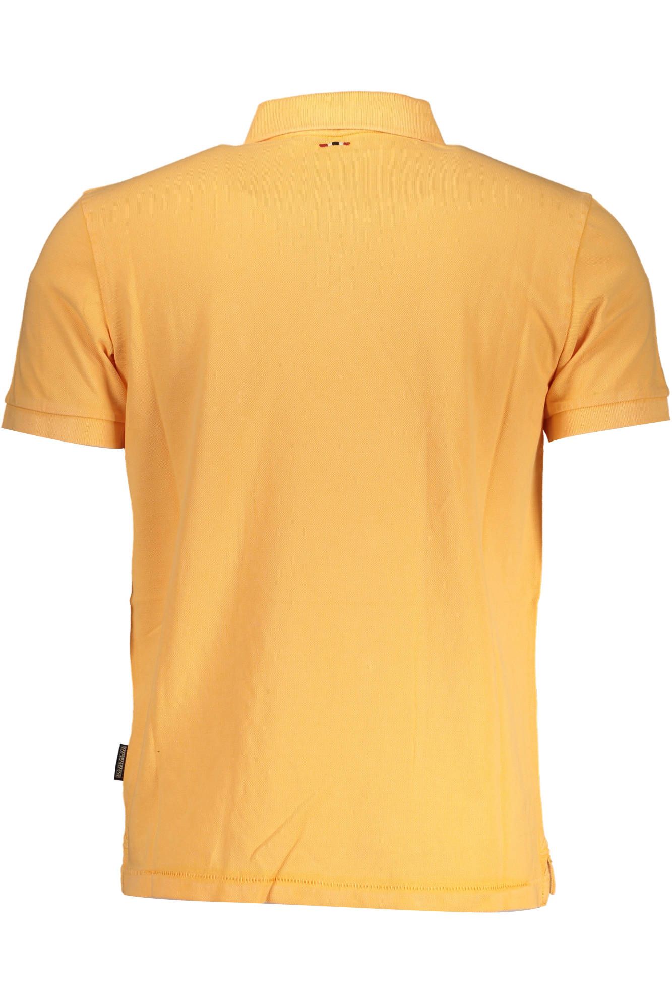 Napapijri Orange Cotton Men Polo Shirt