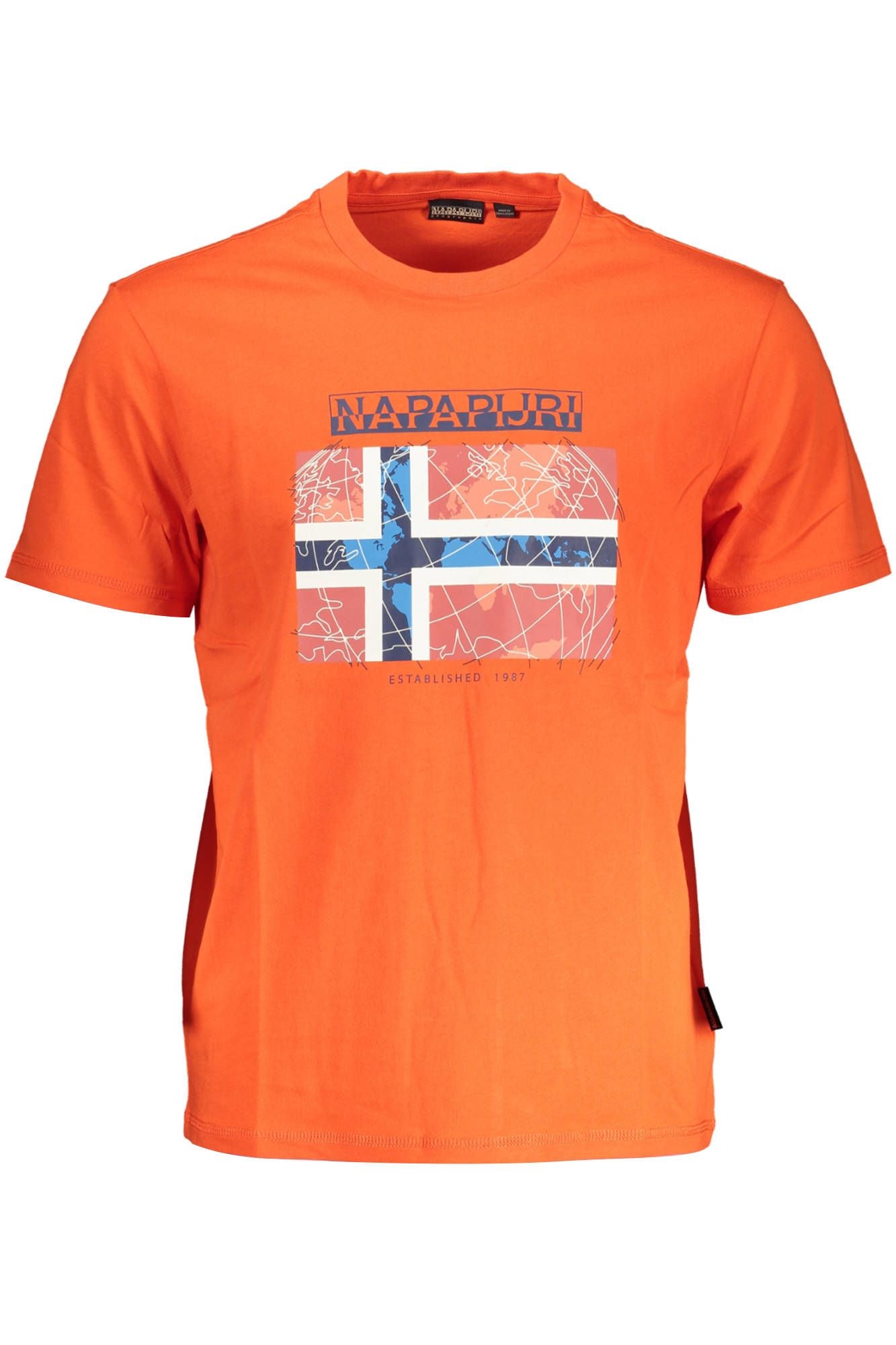 Napapijri Red Cotton Men T-Shirt