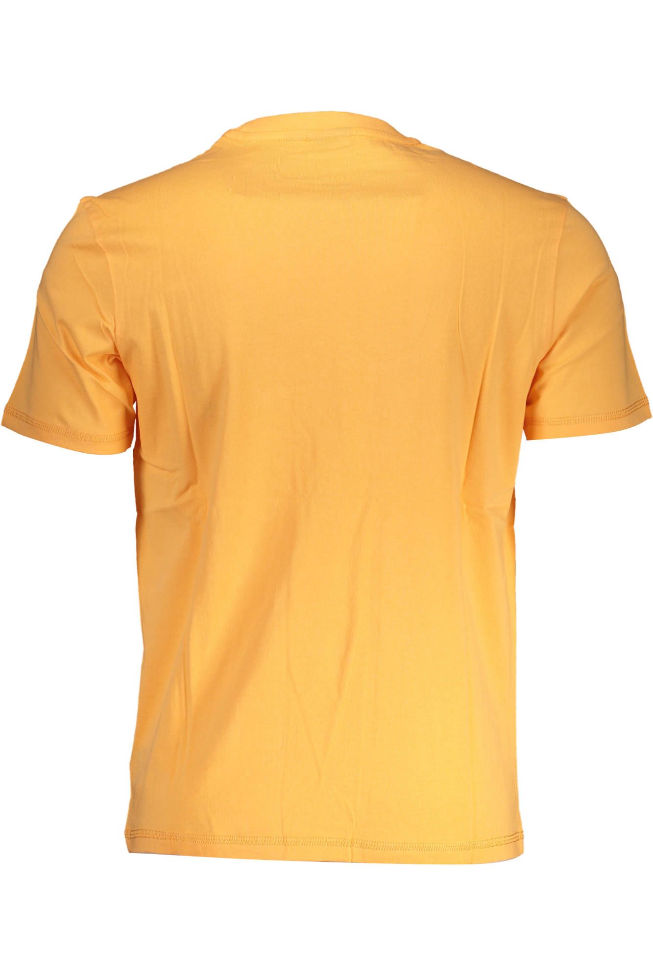 Napapijri Orange Cotton Men T-Shirt