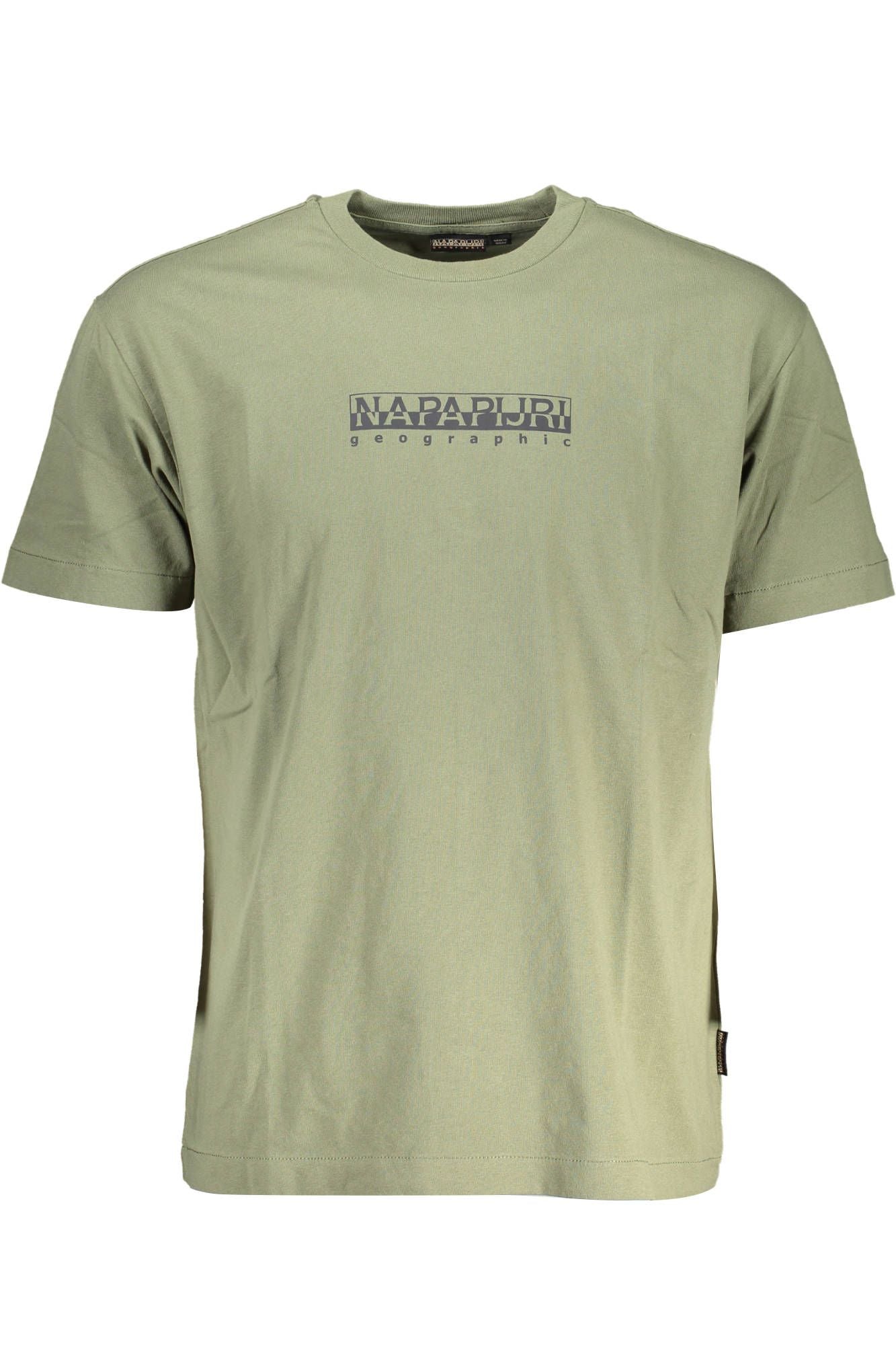 Napapijri Green Cotton Men T-Shirt