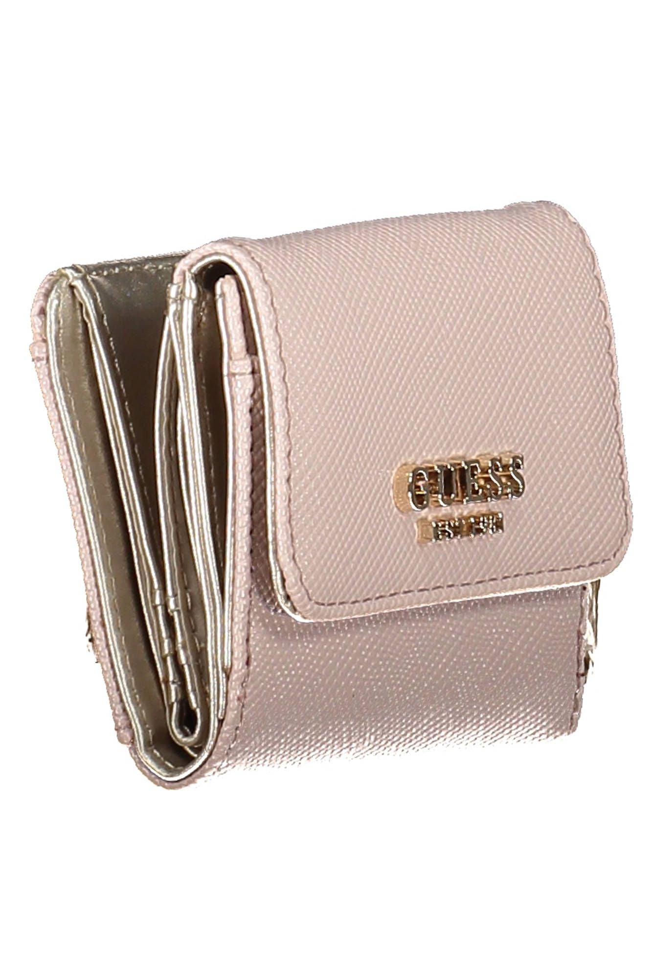 Guess Jeans Pink Polyurethane Women Wallet