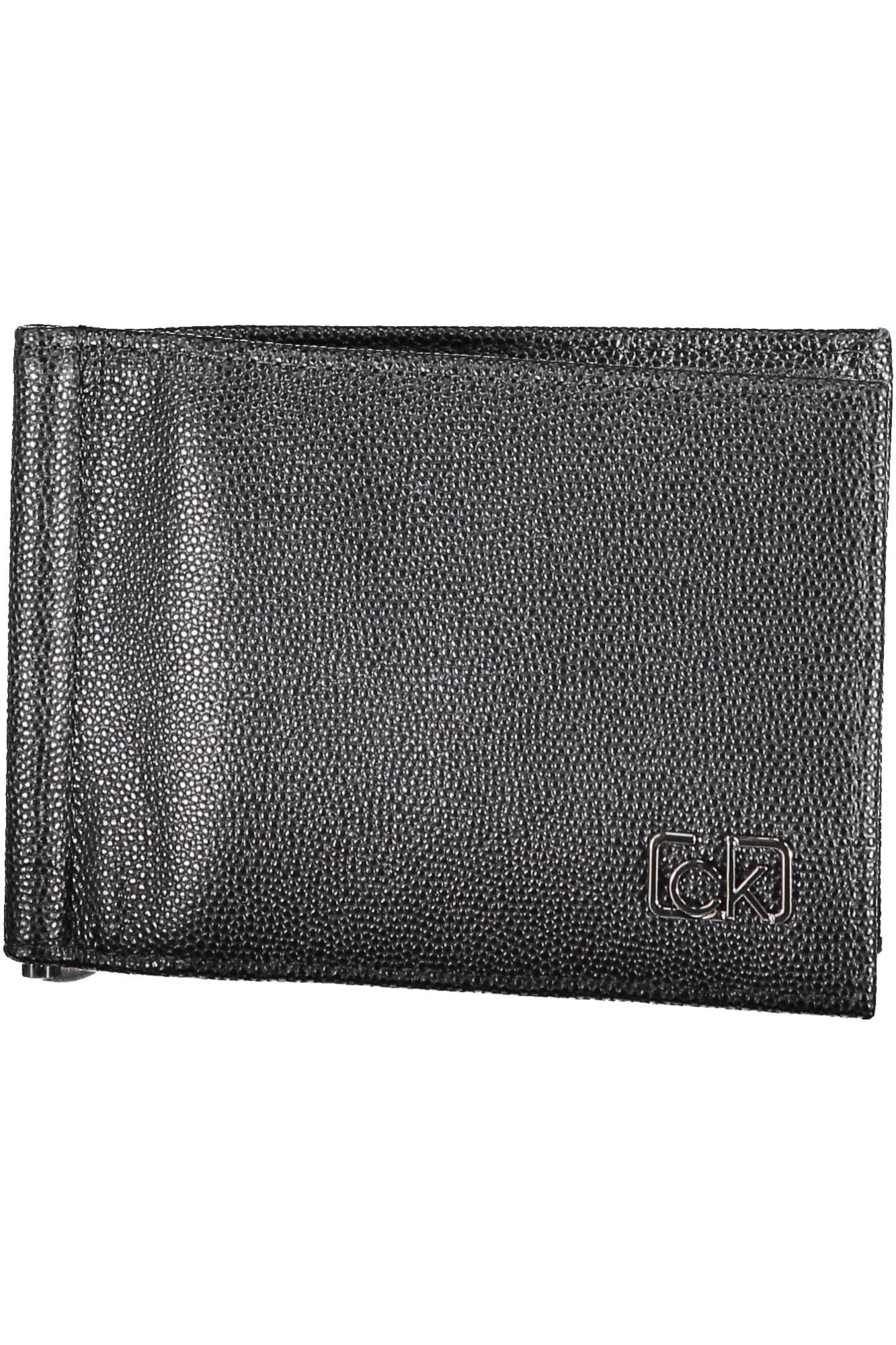 Calvin Klein Black Polyurethane Men Wallet