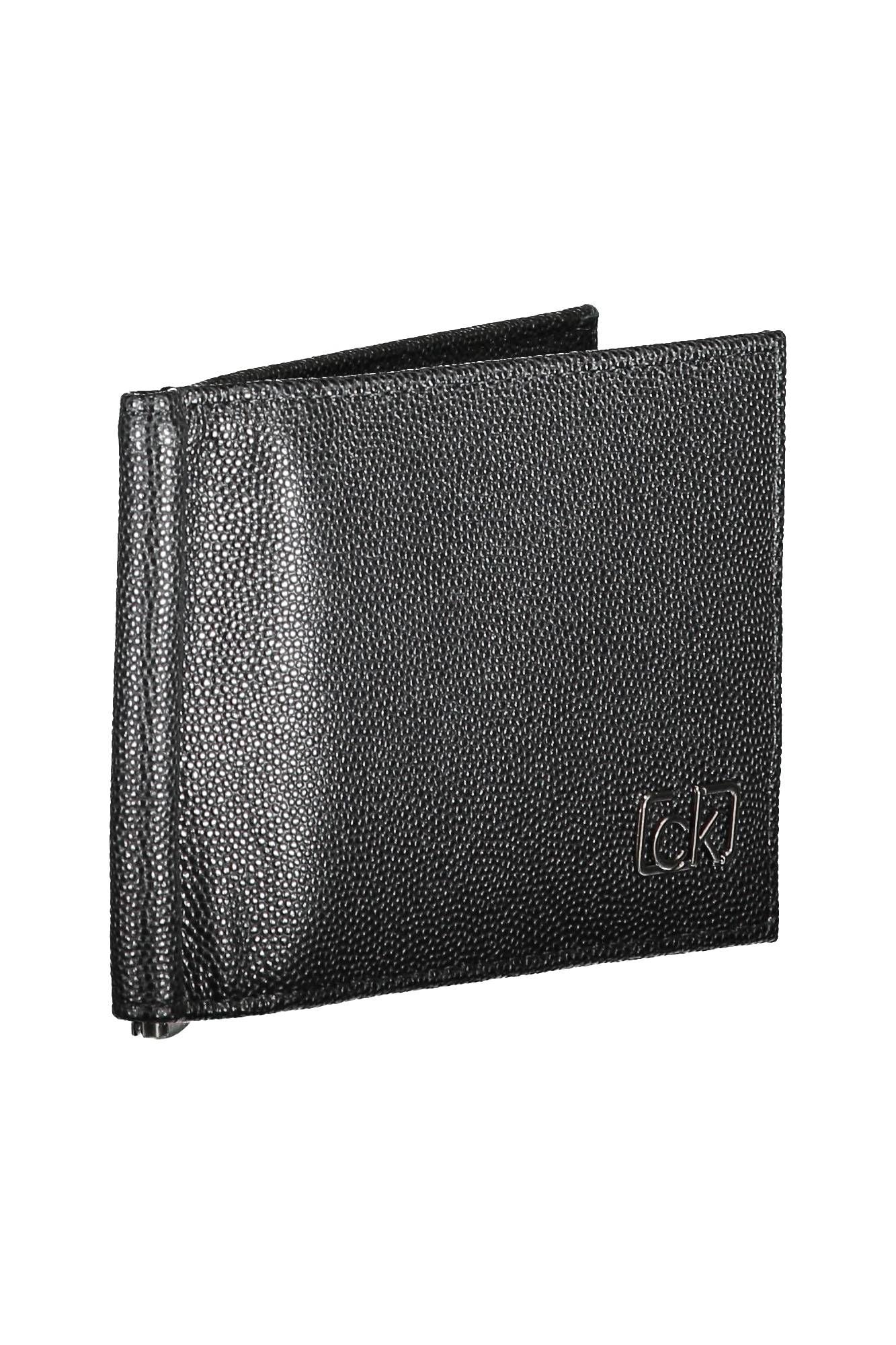 Calvin Klein Black Polyurethane Men Wallet