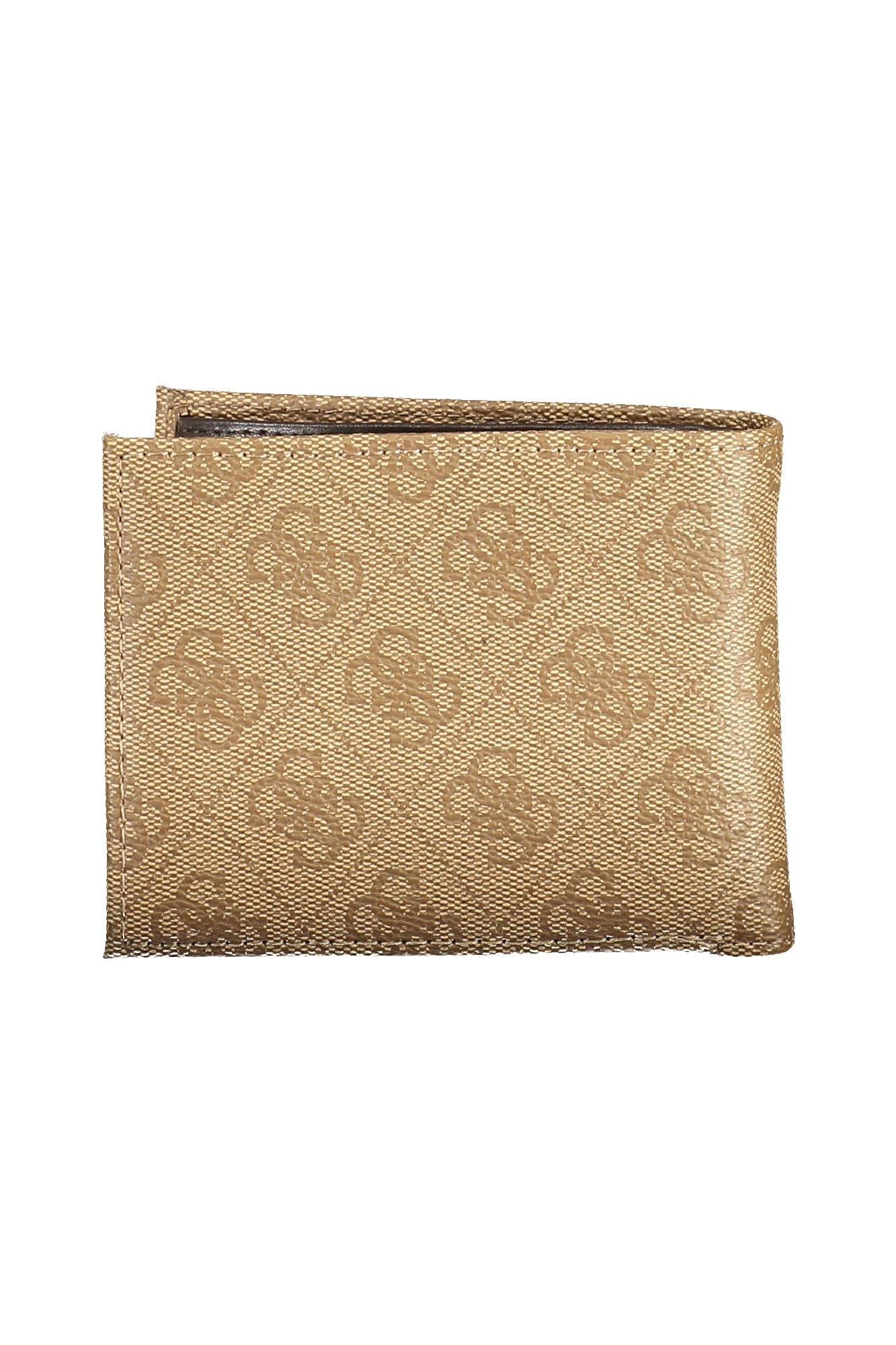 Guess Jeans Beige Polyurethane Men Wallet