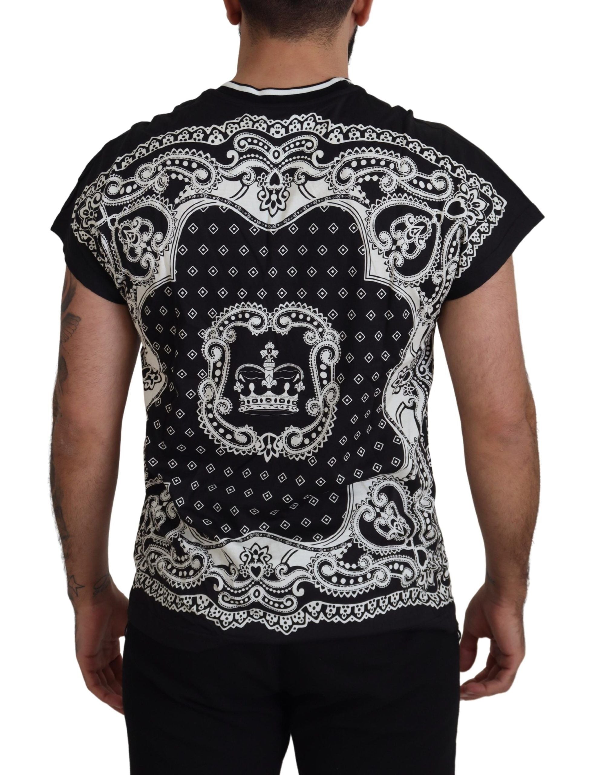 Dolce & Gabbana Baroque Elegance Crewneck Tee