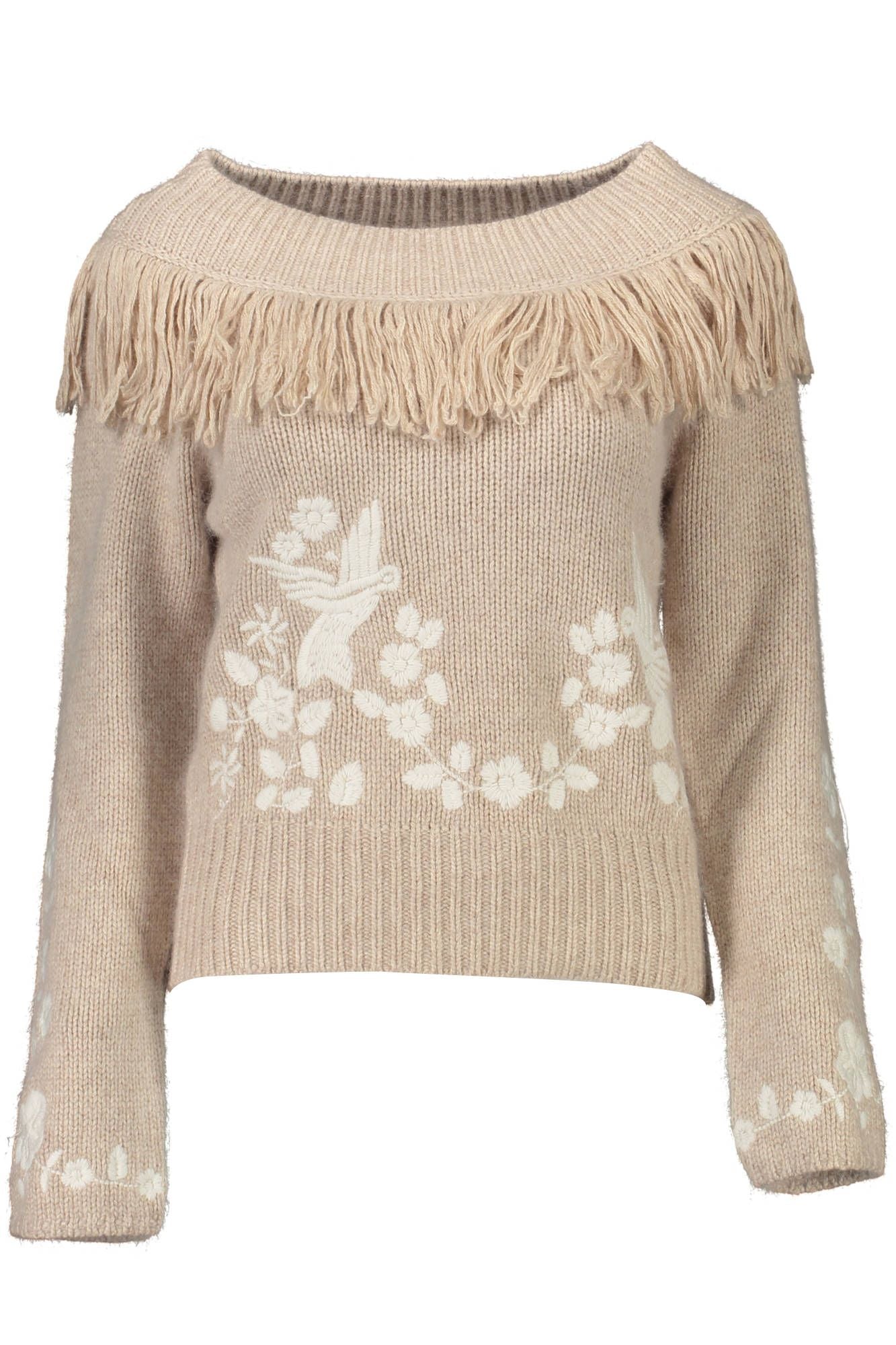 Blugirl Beige Wool Women Sweater