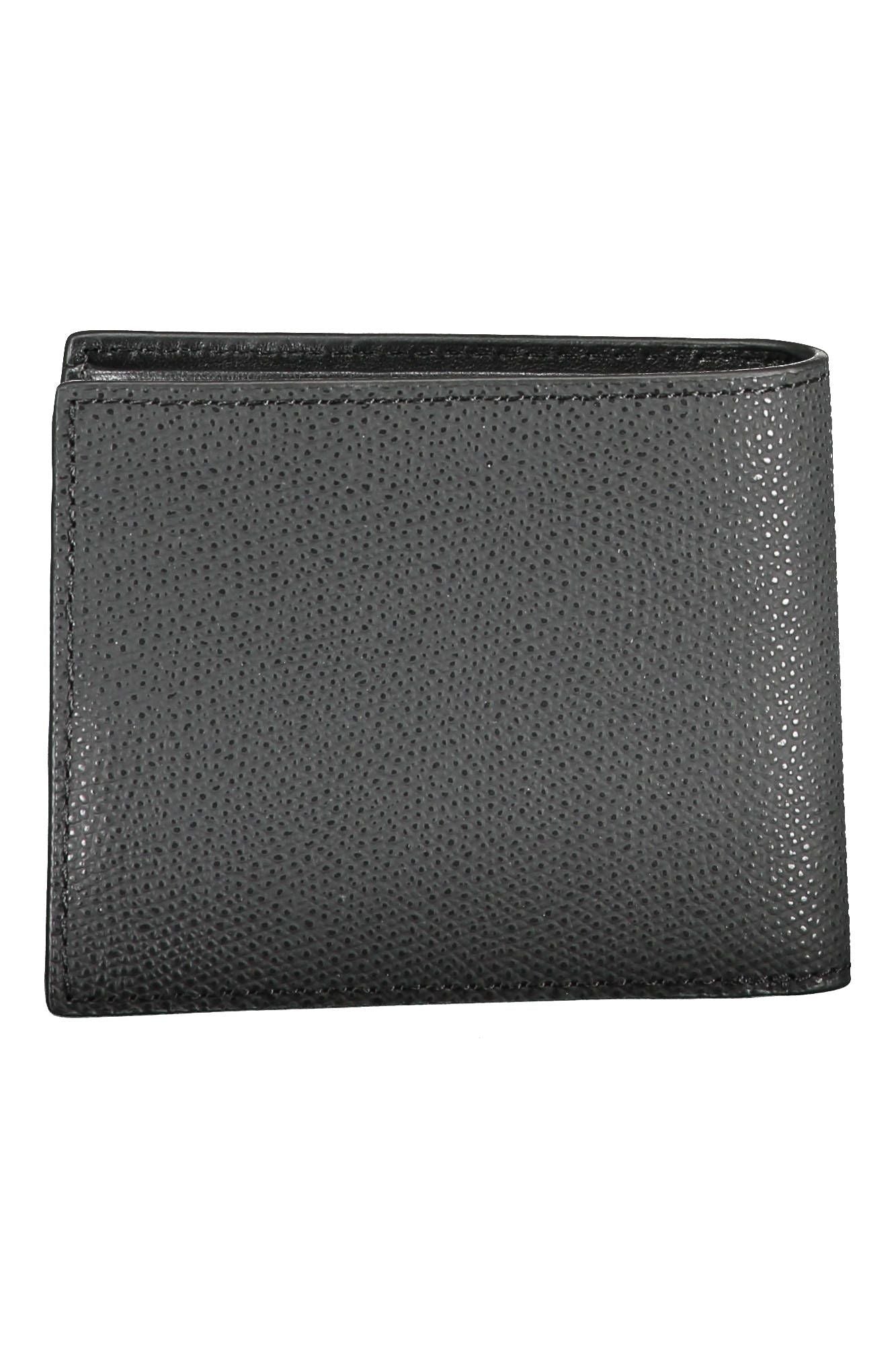 Tommy Hilfiger Black Leather Men Wallet