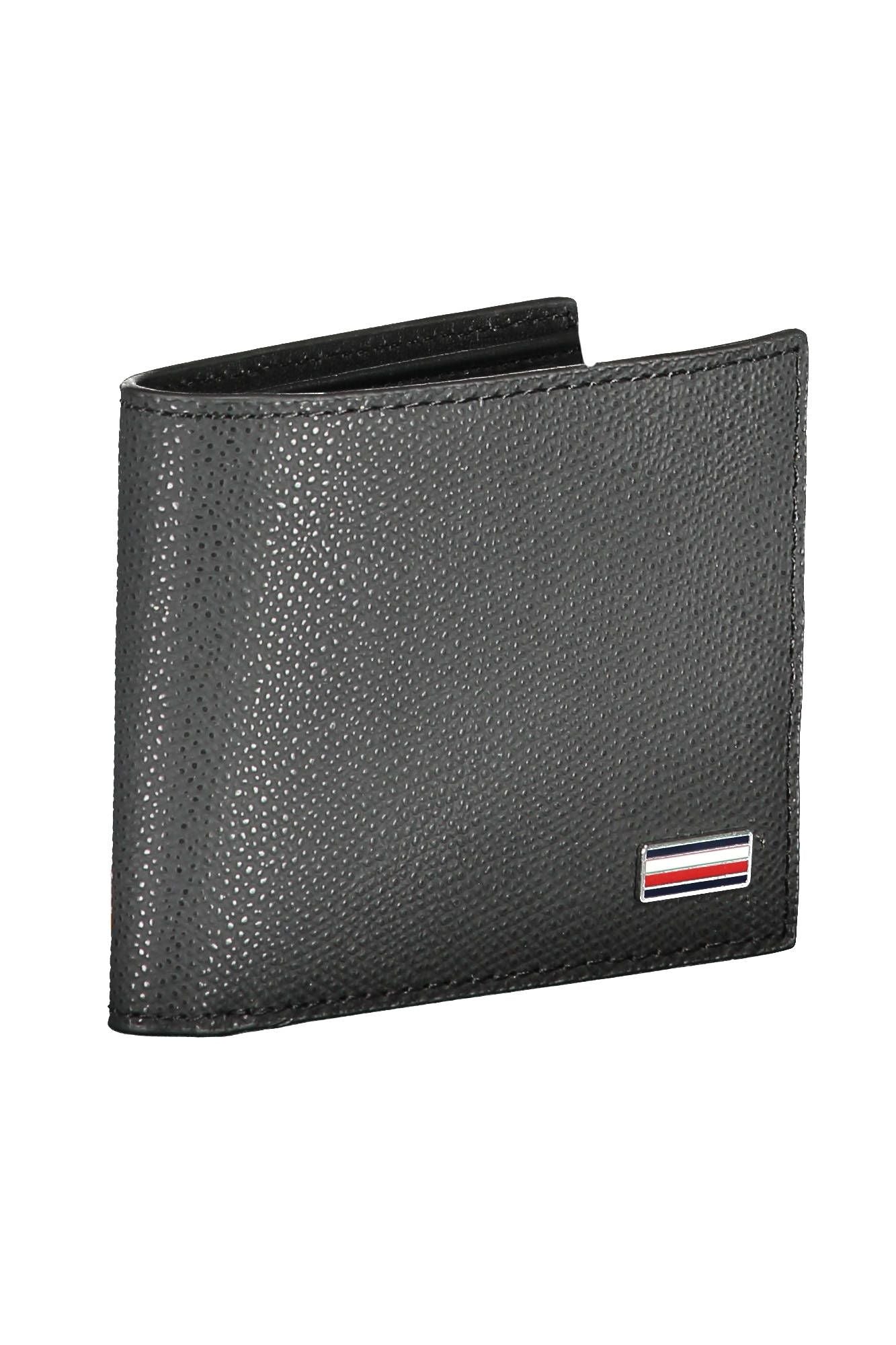 Tommy Hilfiger Black Leather Men Wallet