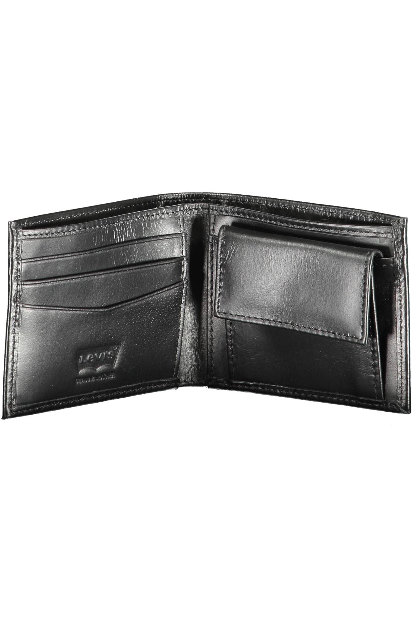 Levi's Black Leather Men Wallet