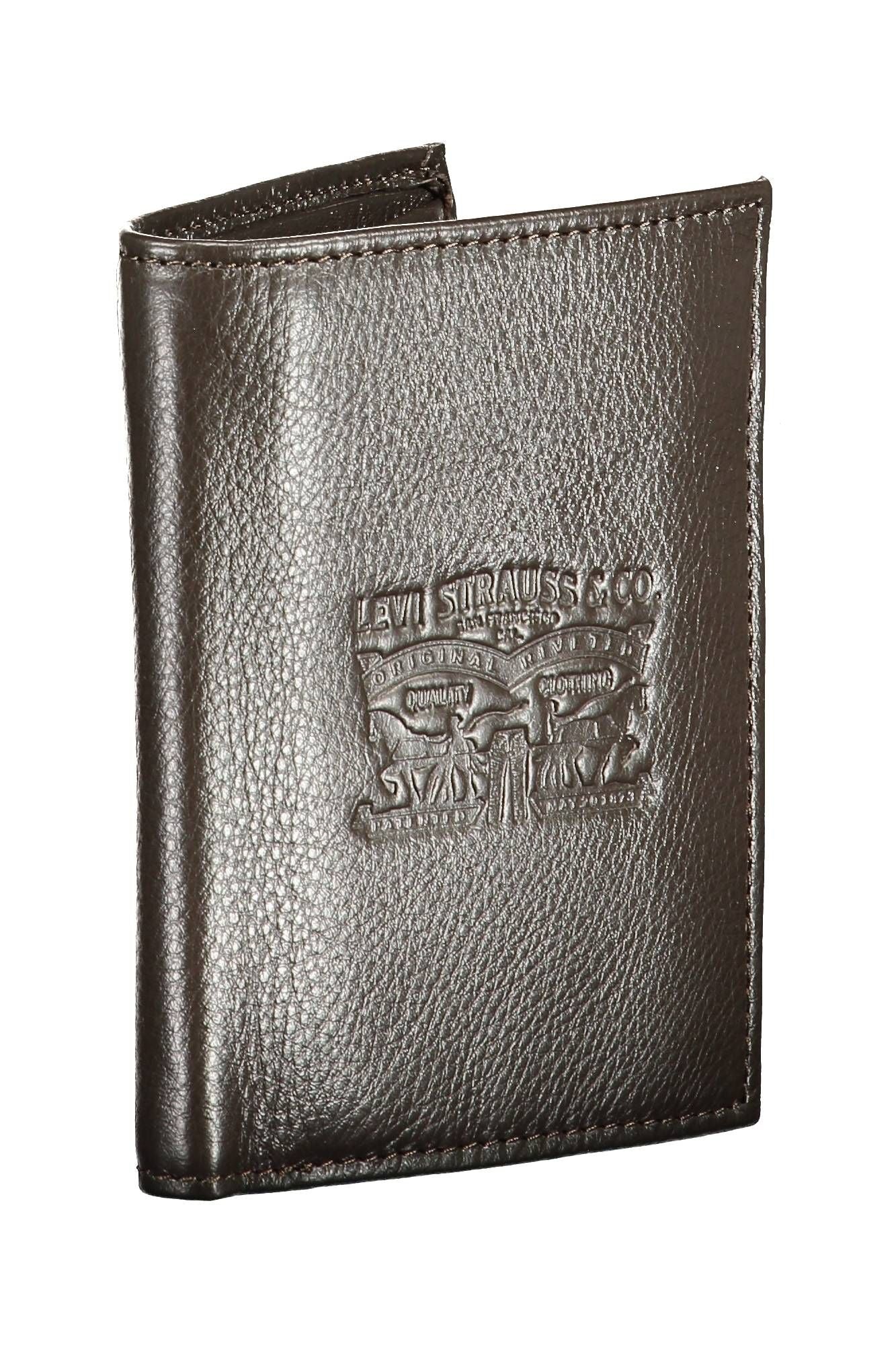 Levi's Brown Leather Men Wallet