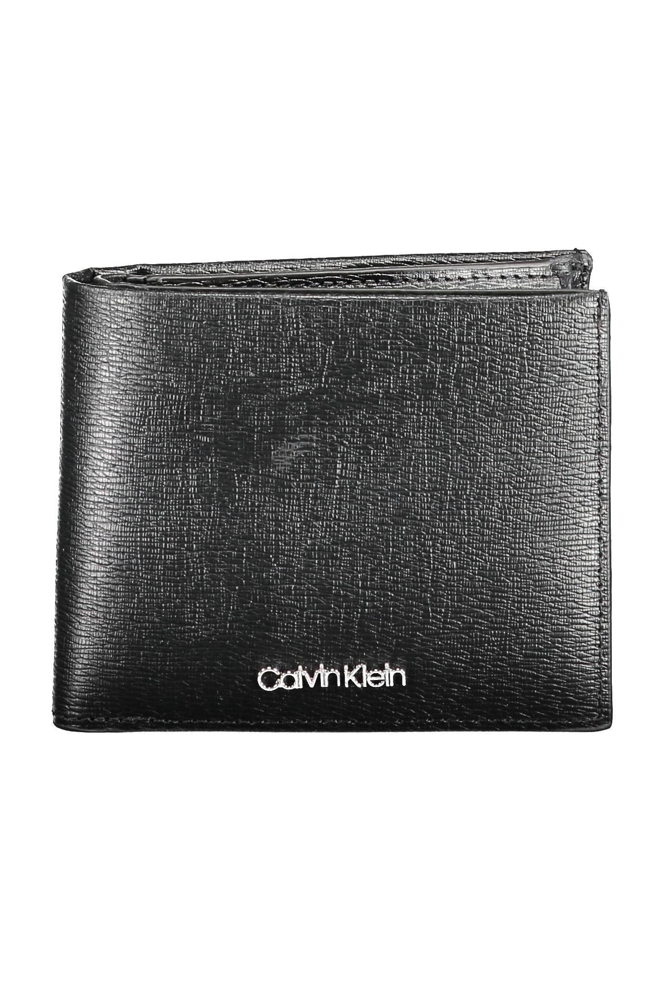 Calvin Klein Black Leather Men Wallet