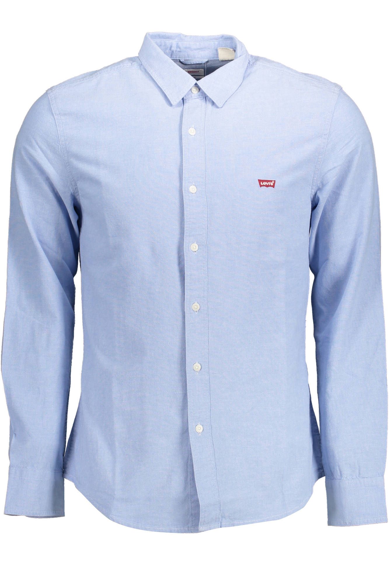 Levi's Light Blue Cotton Men Shirt