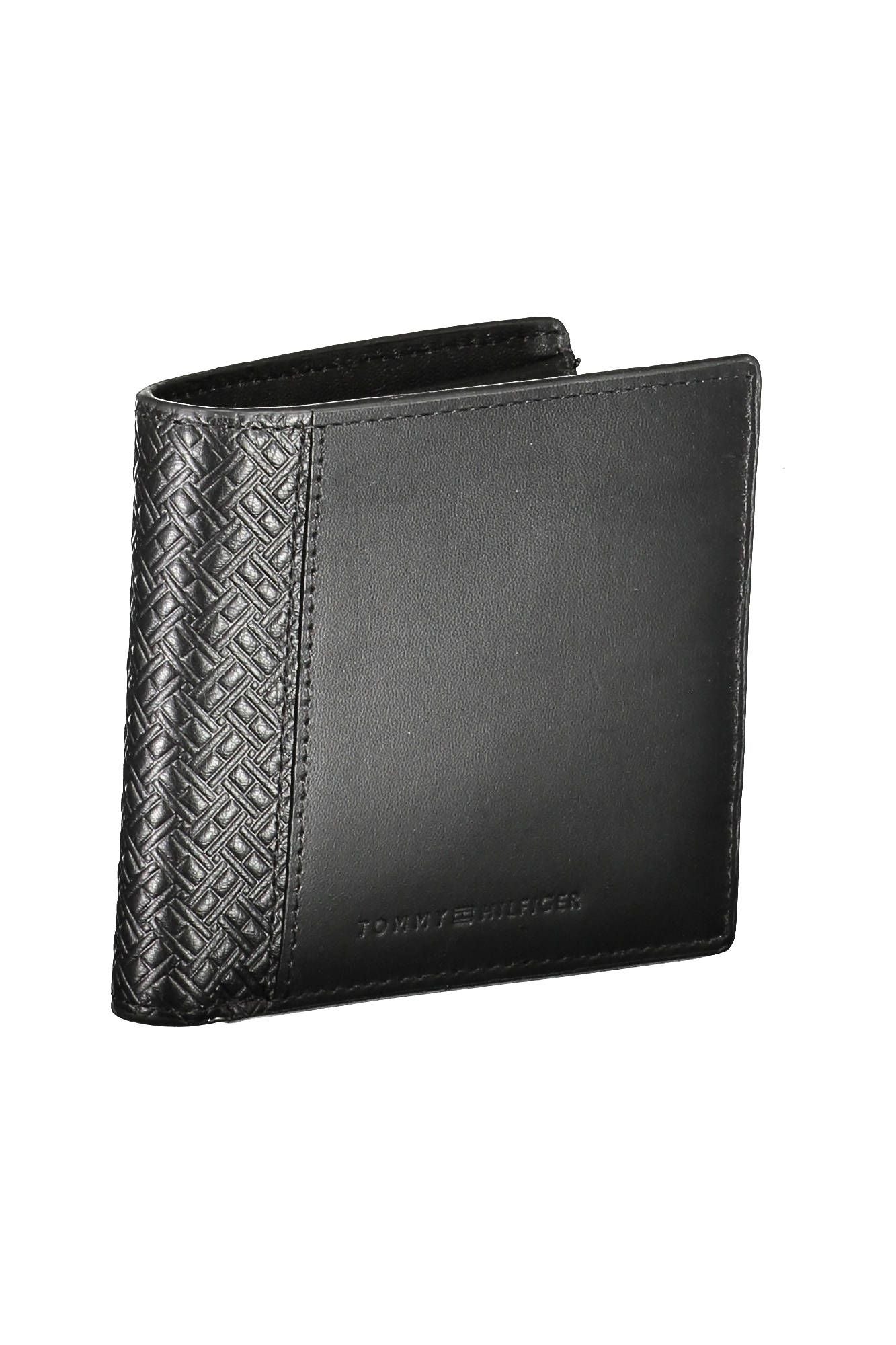 Tommy Hilfiger Black Leather Men Wallet