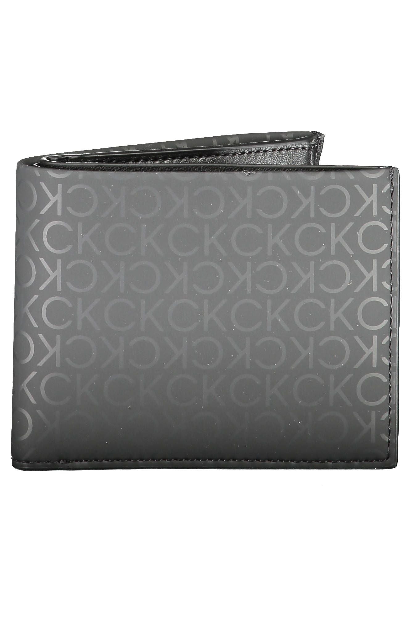 Calvin Klein Black Polyurethane Men Wallet