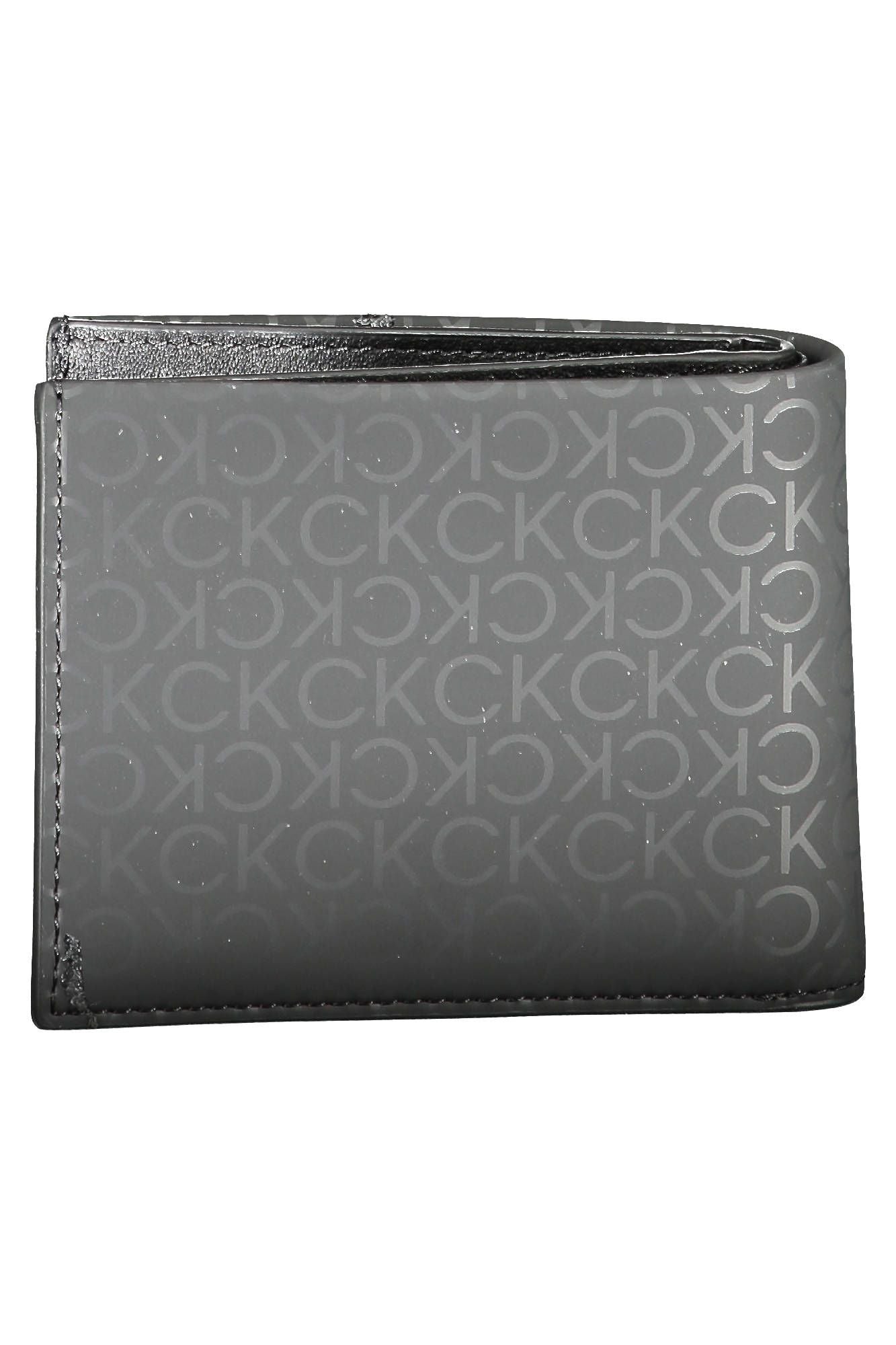 Calvin Klein Black Polyurethane Men Wallet