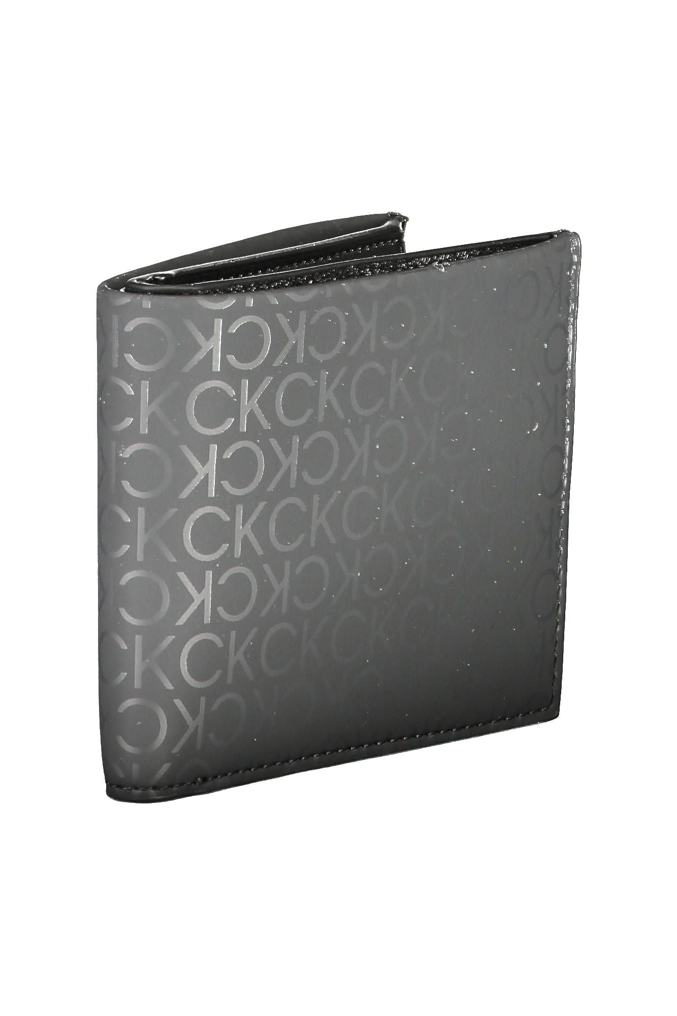 Calvin Klein Black Polyurethane Men Wallet