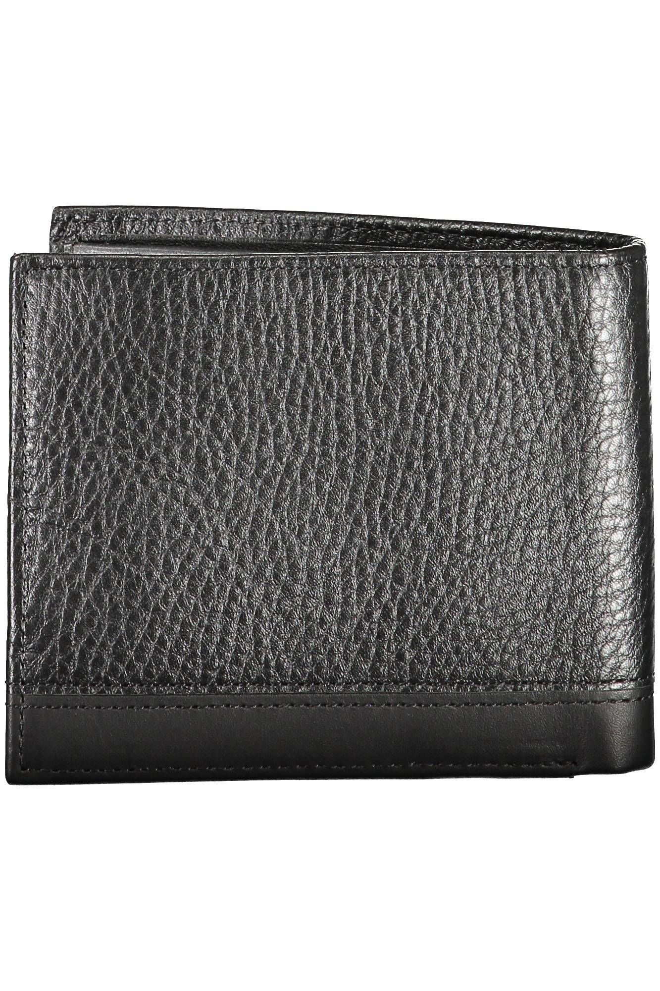 Tommy Hilfiger Black Polyurethane Men Wallet