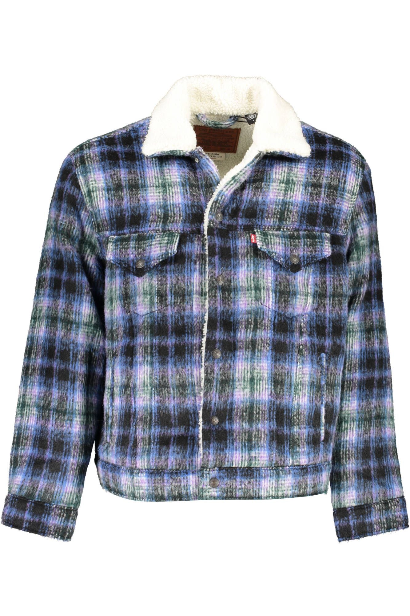 Levi's Blue Polyester Men Jacket