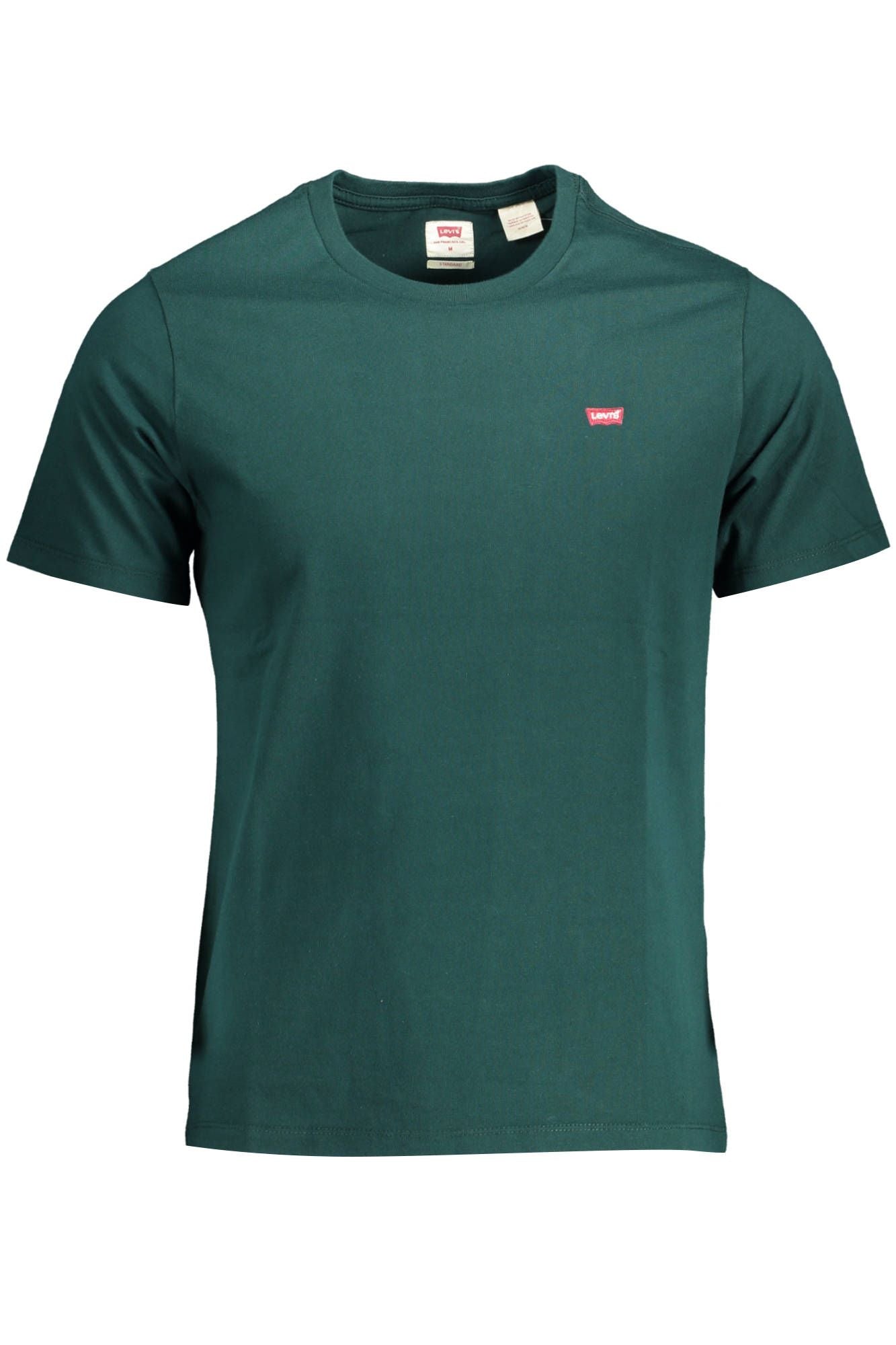 Levi's Green Cotton Men T-Shirt