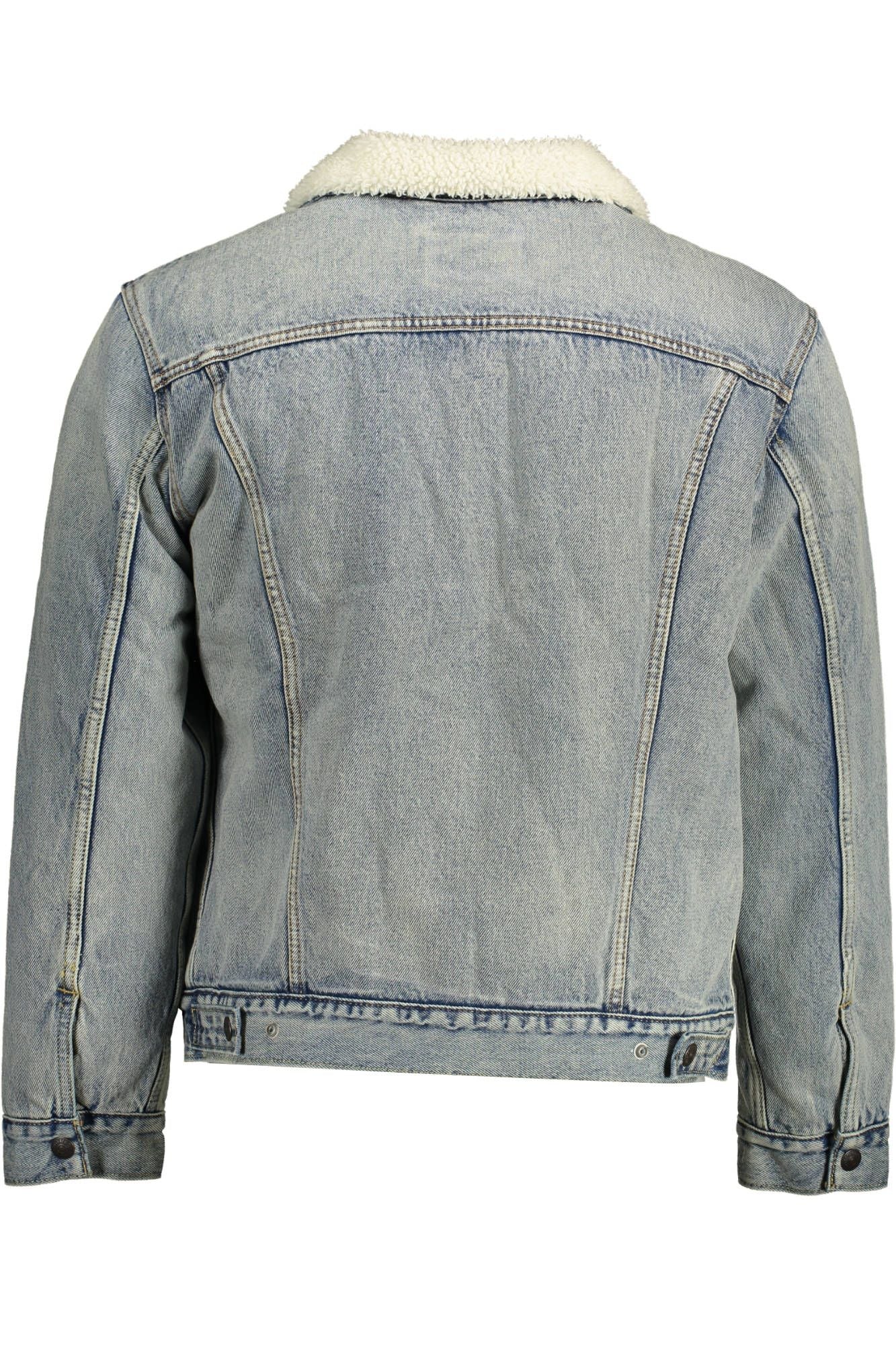 Levi's Light Blue Cotton Men Jacket