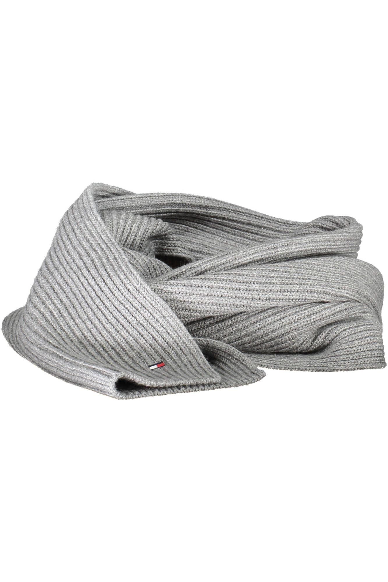 Tommy Hilfiger Gray Cotton Men Scarf