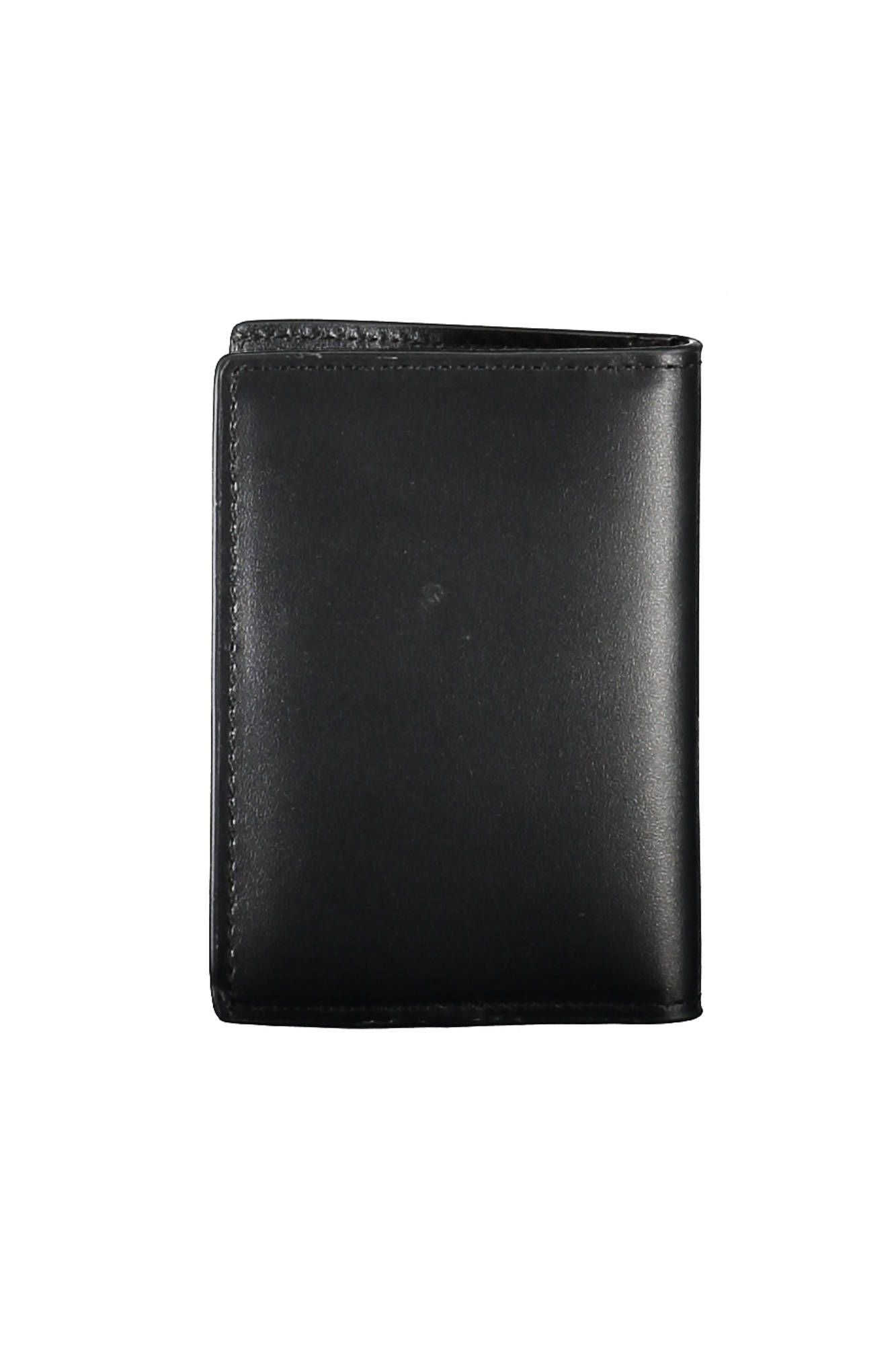 Tommy Hilfiger Black Leather Men Wallet