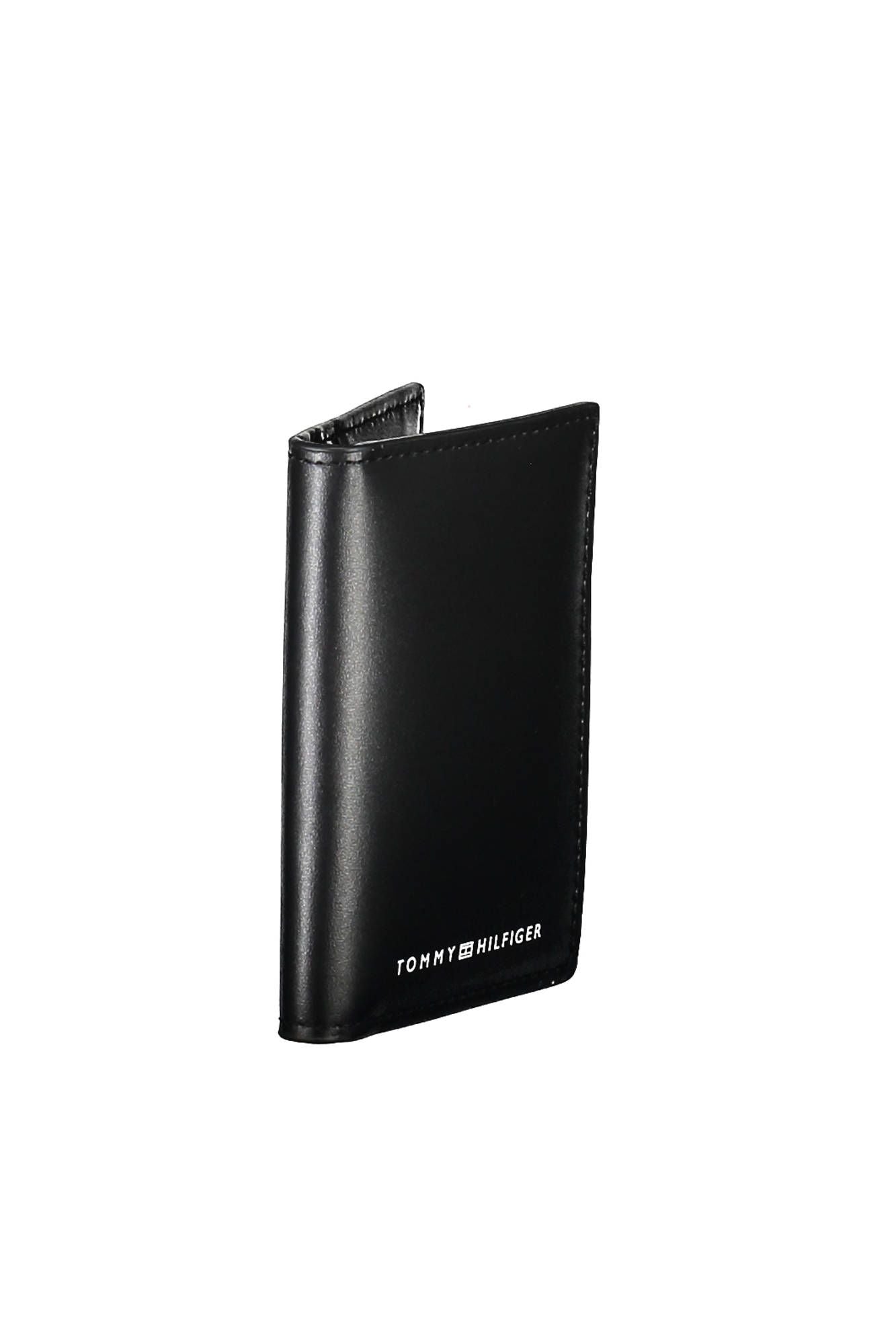 Tommy Hilfiger Black Leather Men Wallet