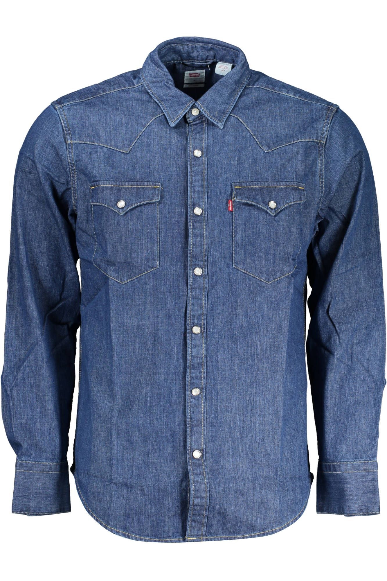 Levi's Blue Cotton Men Shirt