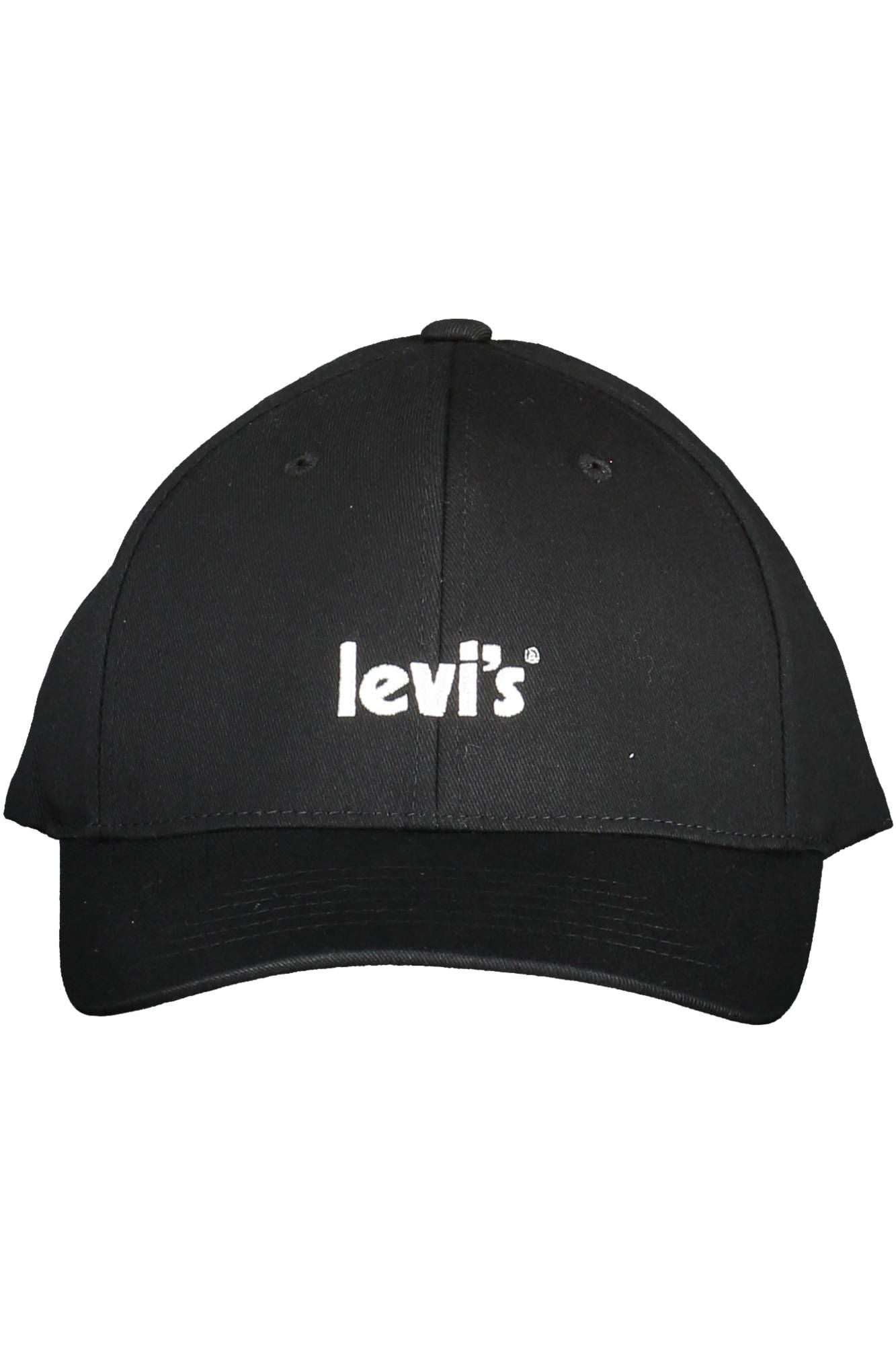 Levi's Black Cotton Men Hat