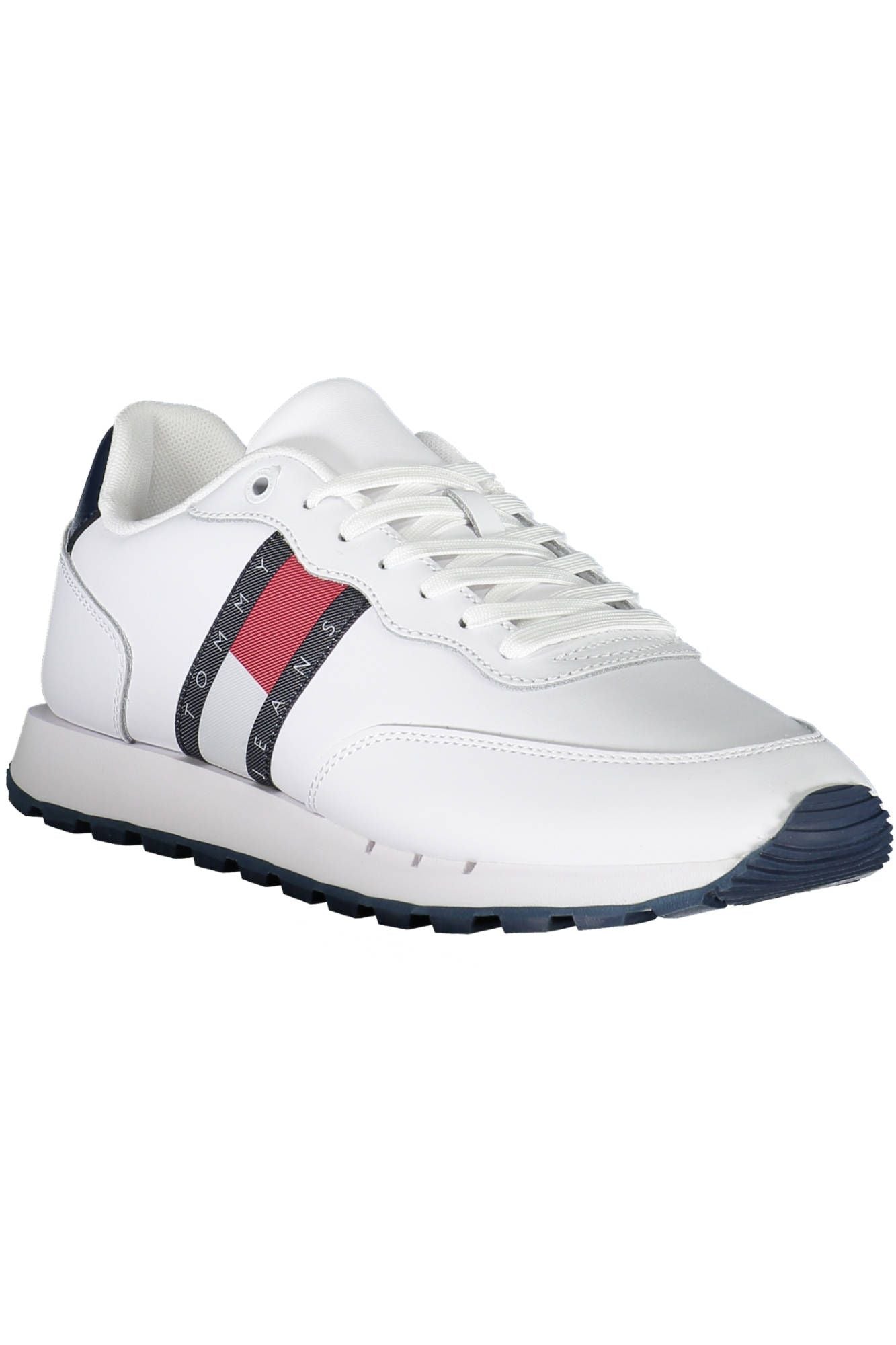 Tommy Hilfiger White Polyester Men Sneaker