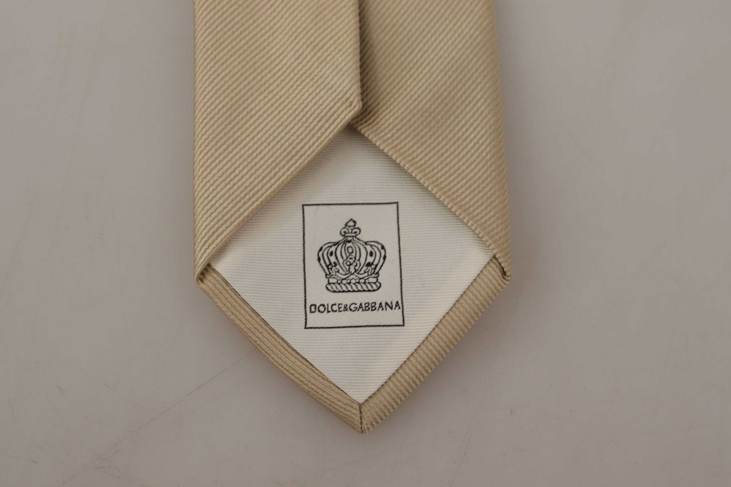 Dolce & Gabbana Elegant Gold Silk Men's Tie