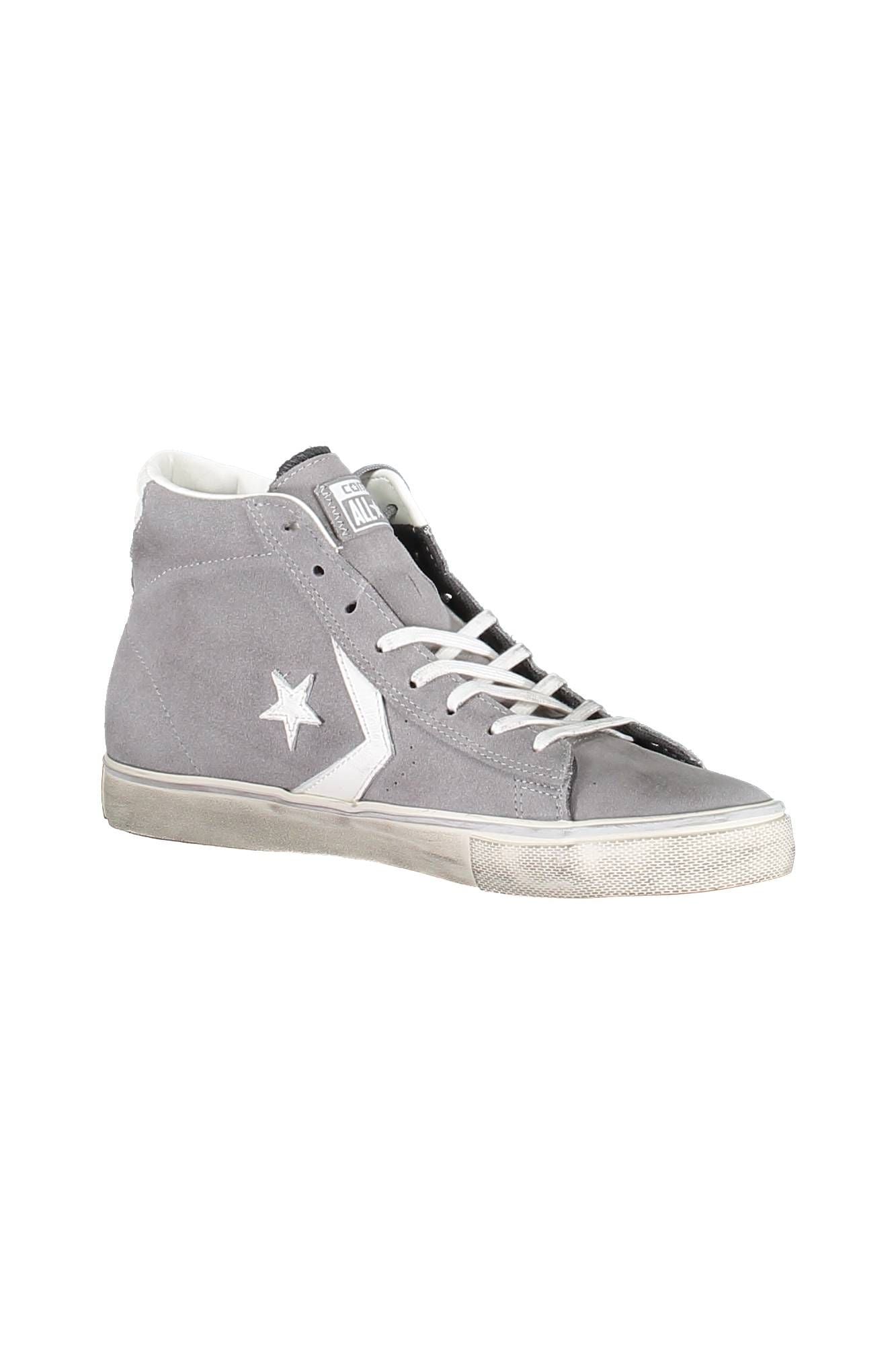 Converse Gray Leather Men Sneaker