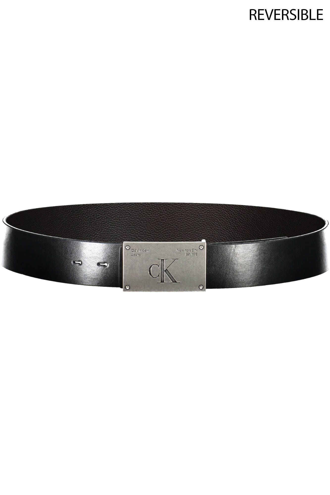 Calvin Klein Brown Leather Men's Belt